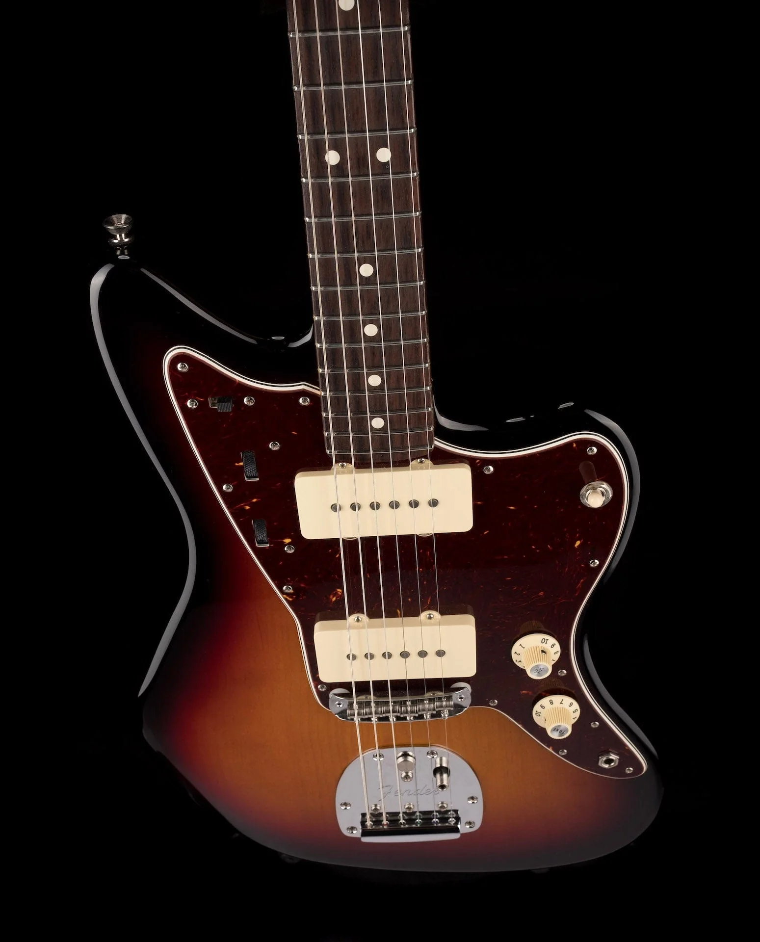 Used 2020 Fender American Professional II Jazzmaster 3-Color Sunburst with Gig Bag - Image 4