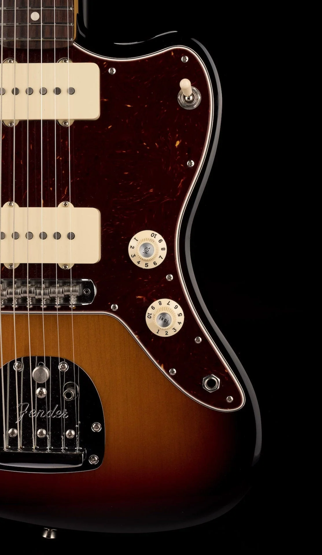 Used 2020 Fender American Professional II Jazzmaster 3-Color Sunburst with Gig Bag - Image 9