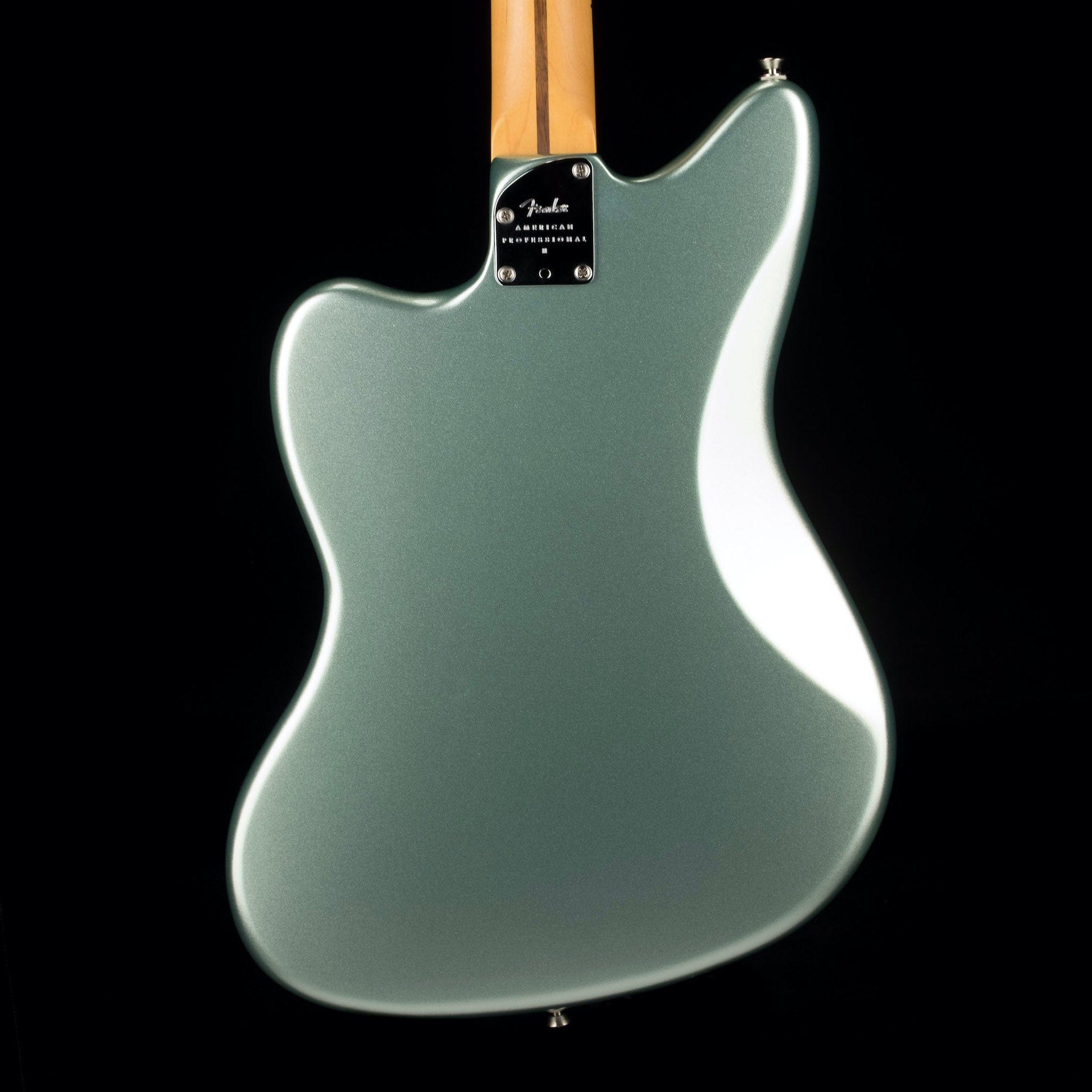 Used 2020 Fender American Professional II Jazzmaster Mystic Surf Green with OHSC - Image 11