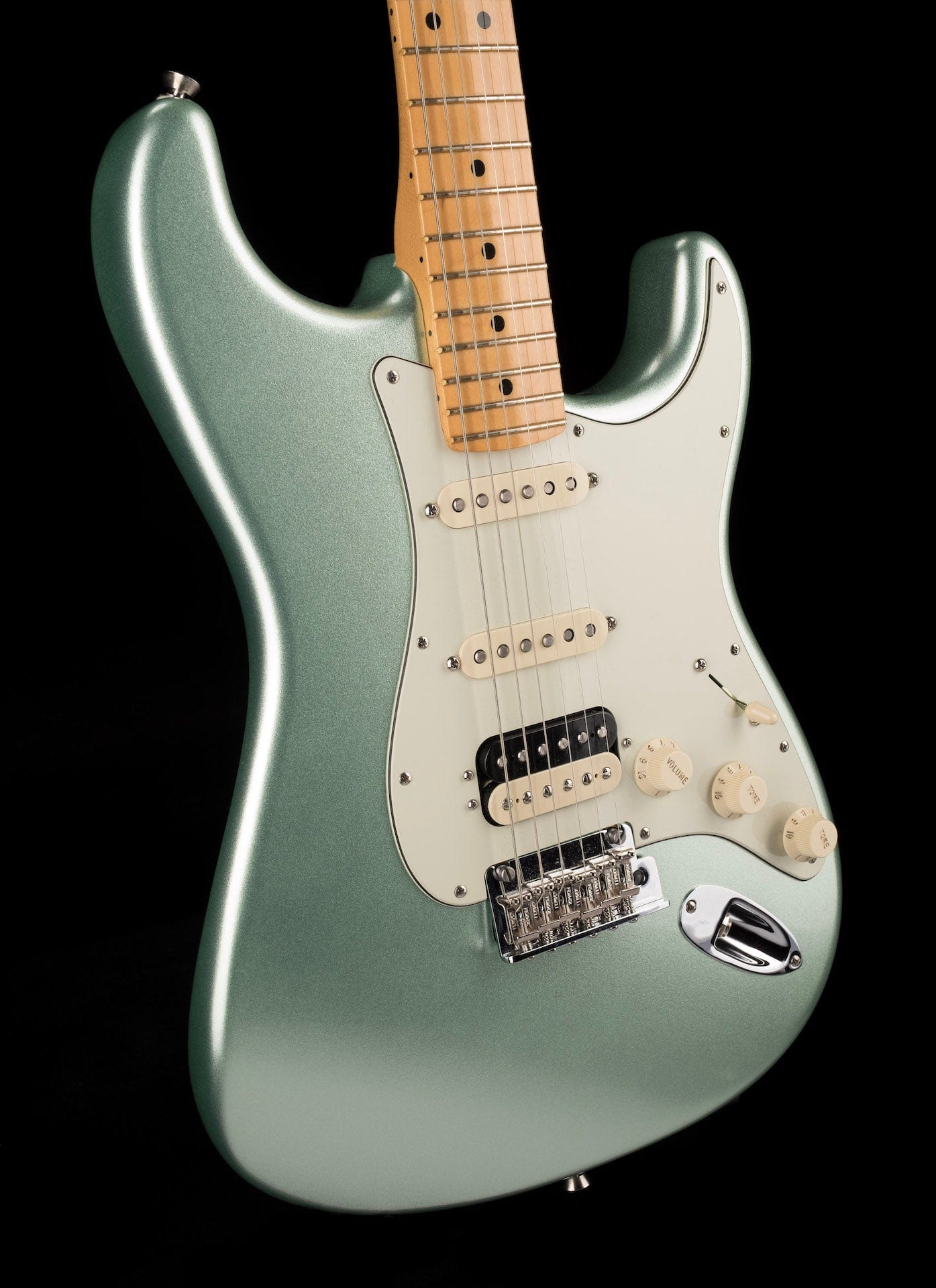 Used 2020 Fender American Professional II Stratocaster HSS Mystic Surf Green with OHSC - US20017566 - Image 10