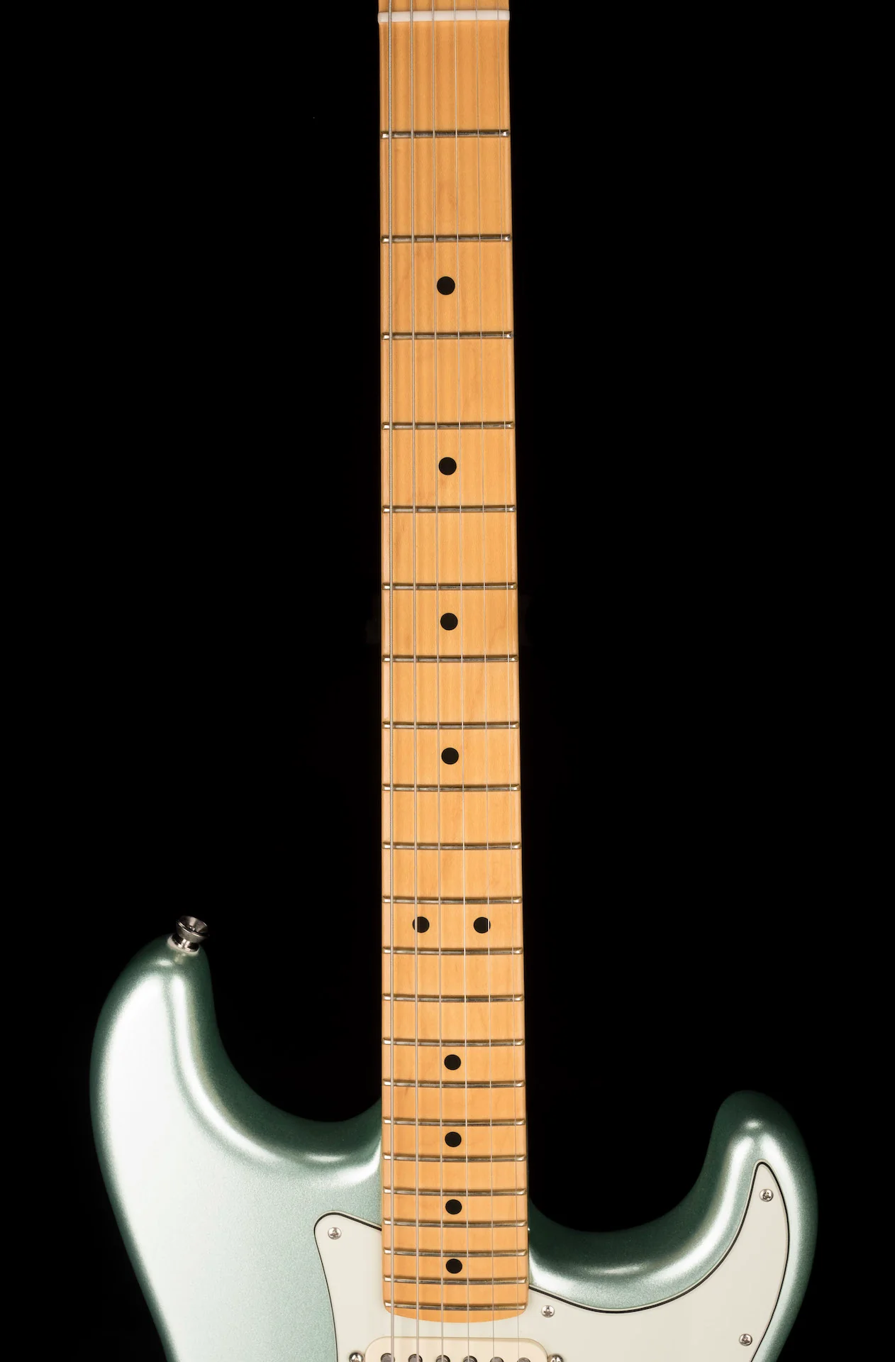 Used 2020 Fender American Professional II Stratocaster HSS Mystic Surf Green with OHSC - US20017566 - Image 11
