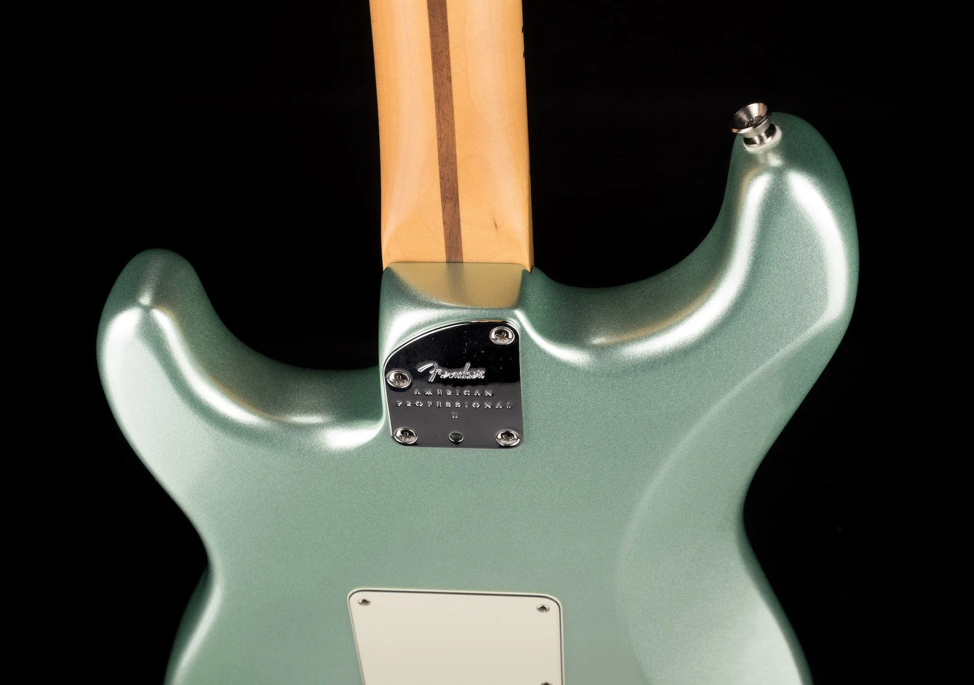 Used 2020 Fender American Professional II Stratocaster HSS Mystic Surf Green with OHSC - US20017566 - Image 14