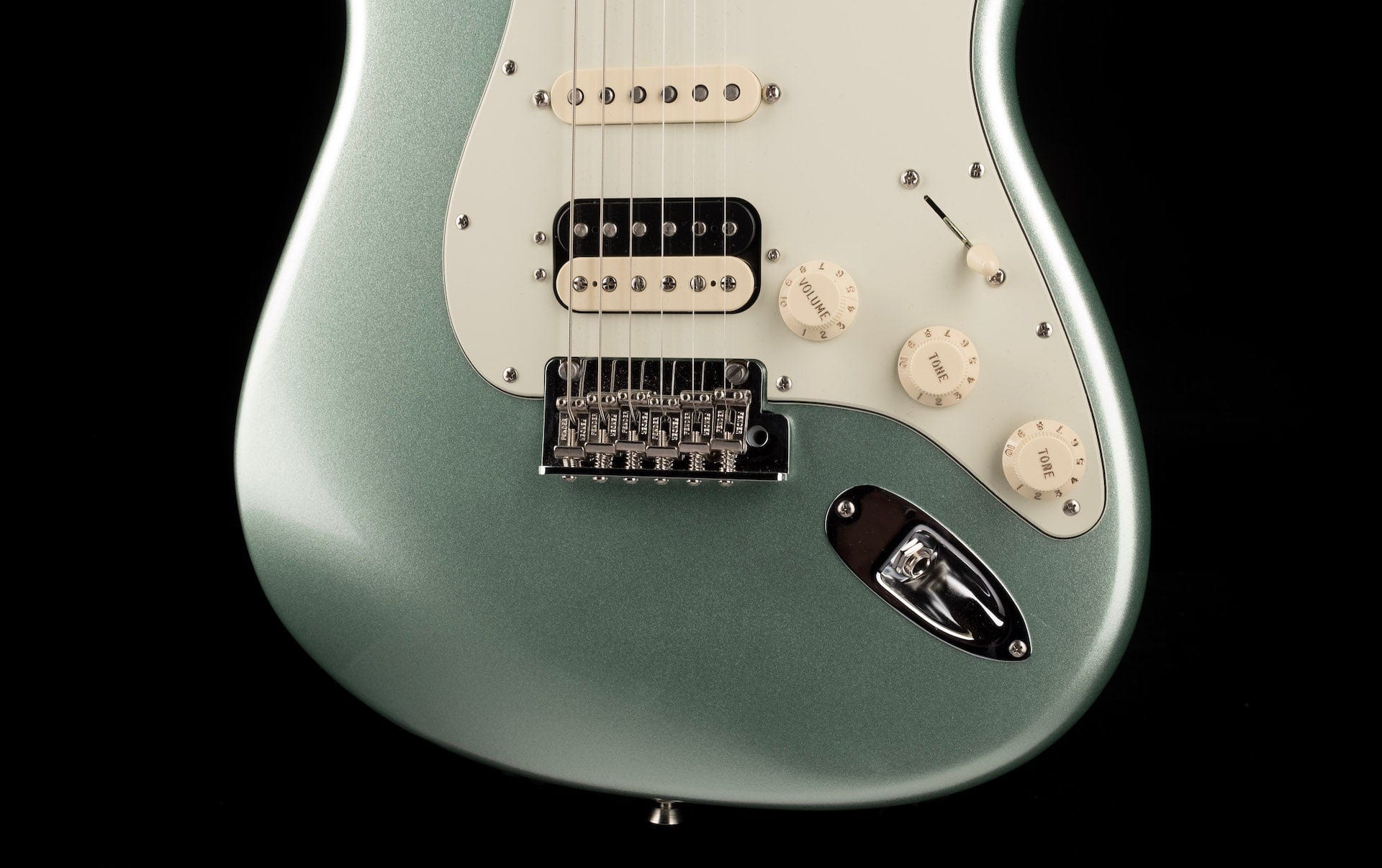 Used 2020 Fender American Professional II Stratocaster HSS Mystic Surf Green with OHSC - US20017566 - Image 5