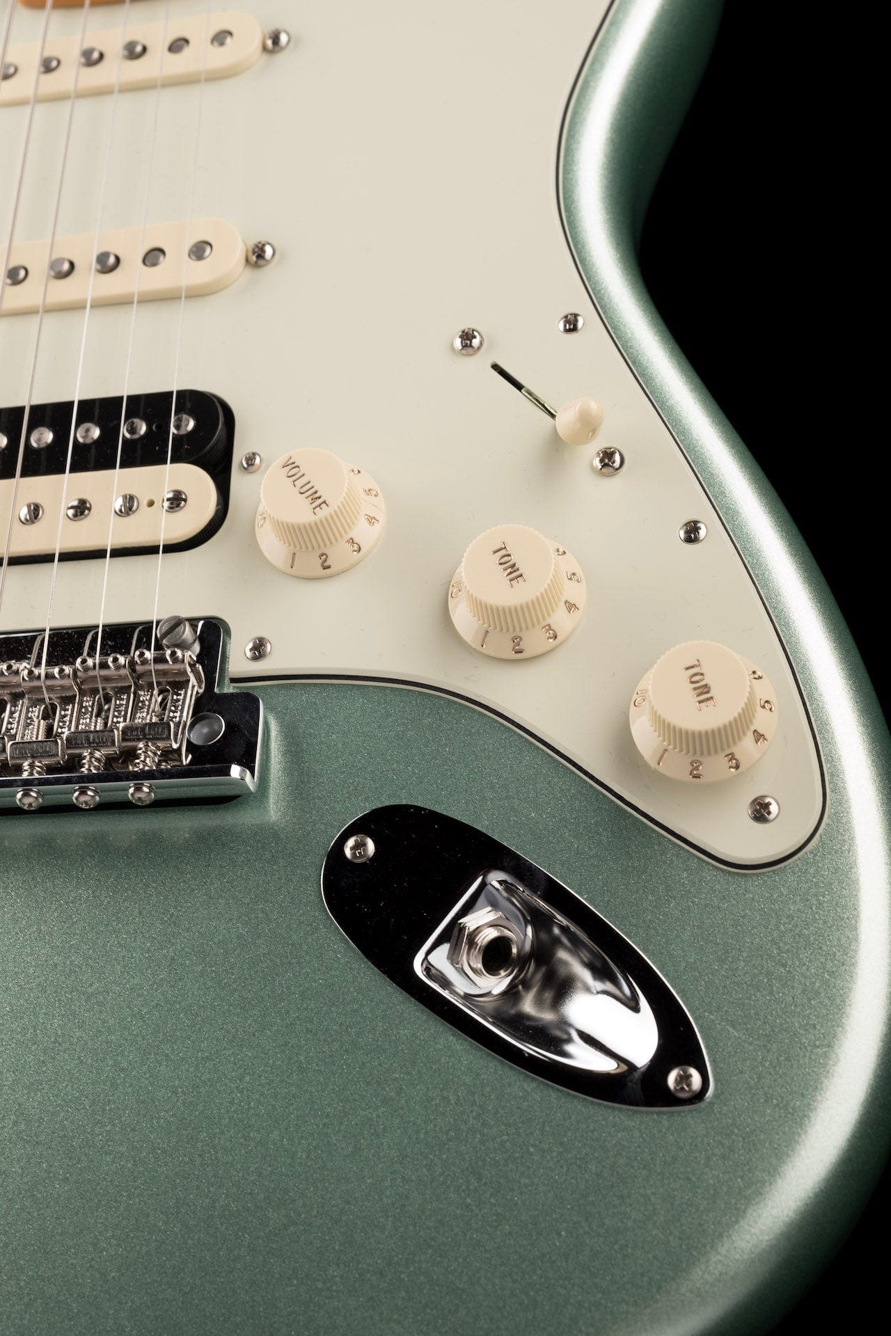 Used 2020 Fender American Professional II Stratocaster HSS Mystic Surf Green with OHSC - US20017566 - Image 8