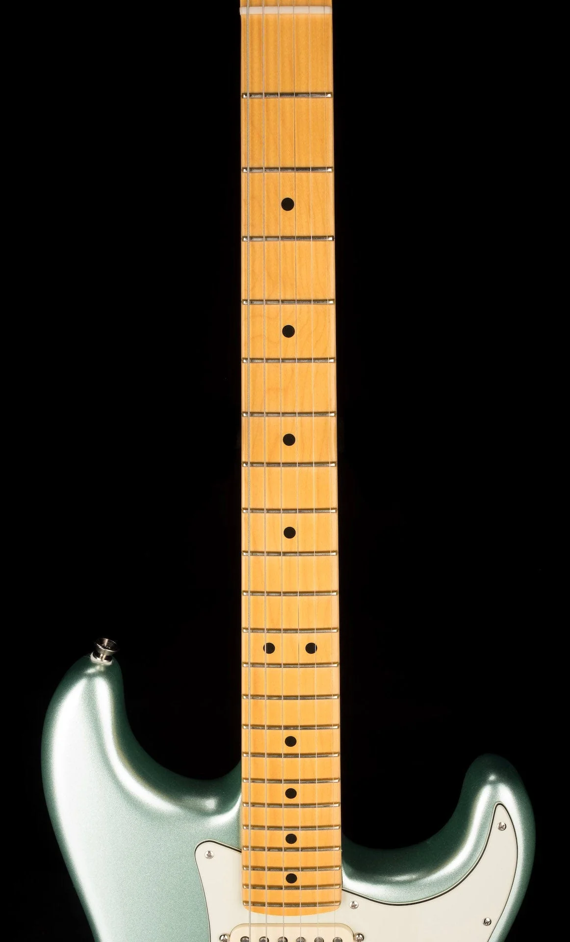 Used 2020 Fender American Professional II Stratocaster HSS Mystic Surf Green with OHSC - US20093155 - Image 11
