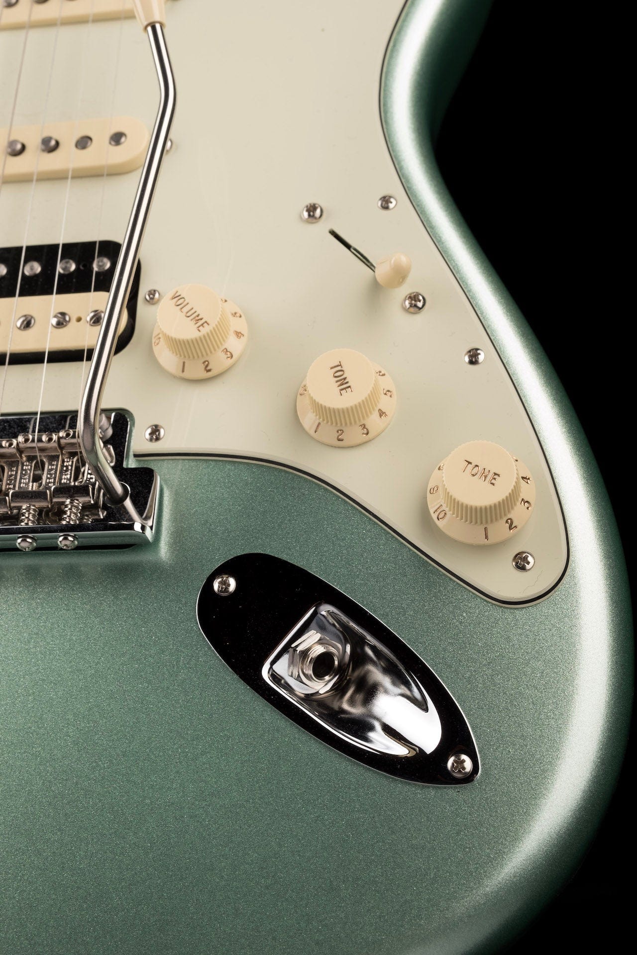 Used 2020 Fender American Professional II Stratocaster HSS Mystic Surf Green with OHSC - US20093155 - Image 8