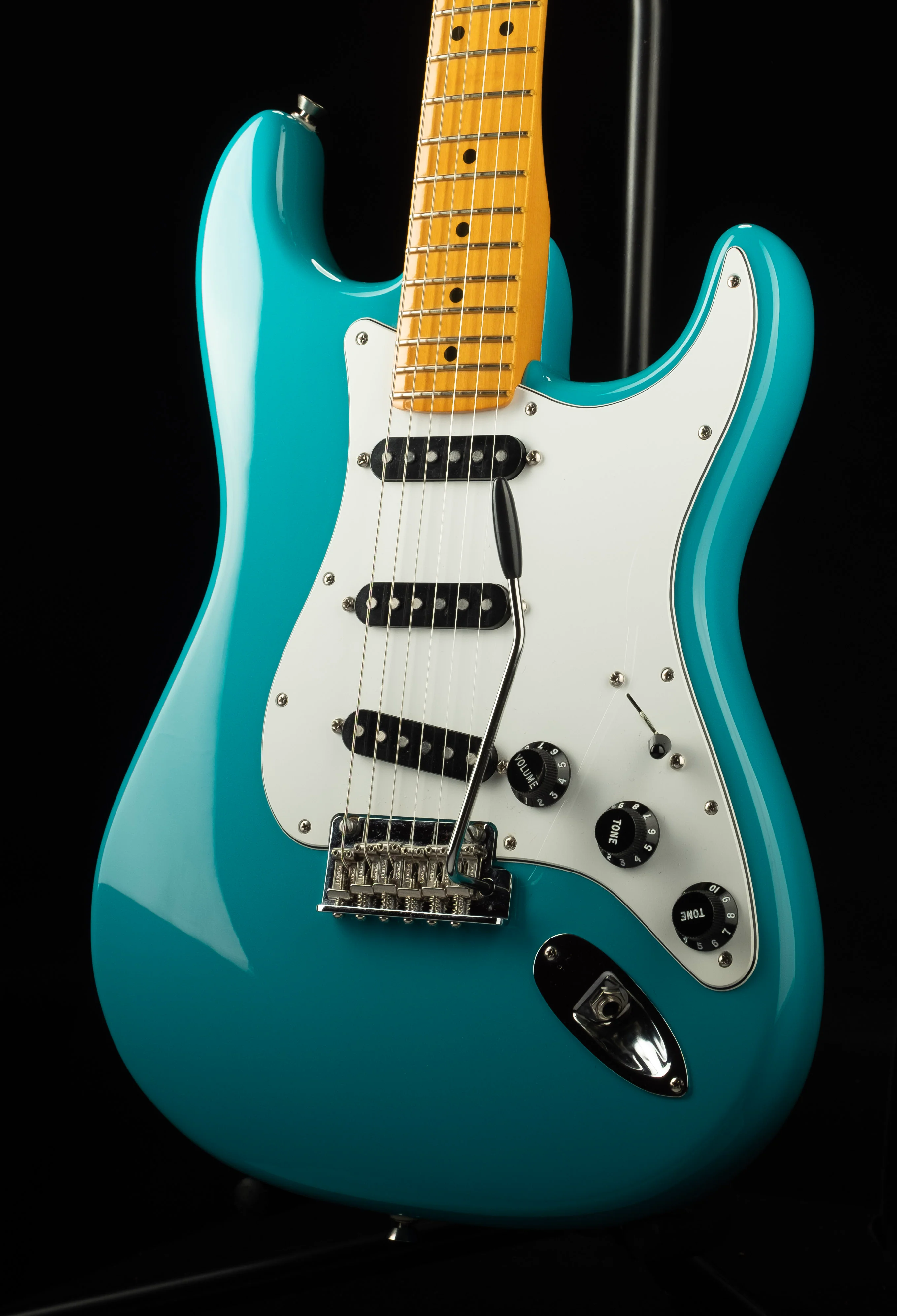 Used 2020 Fender American Professional II Stratocaster Modded Miami Blue with Gig Bag - Image 5