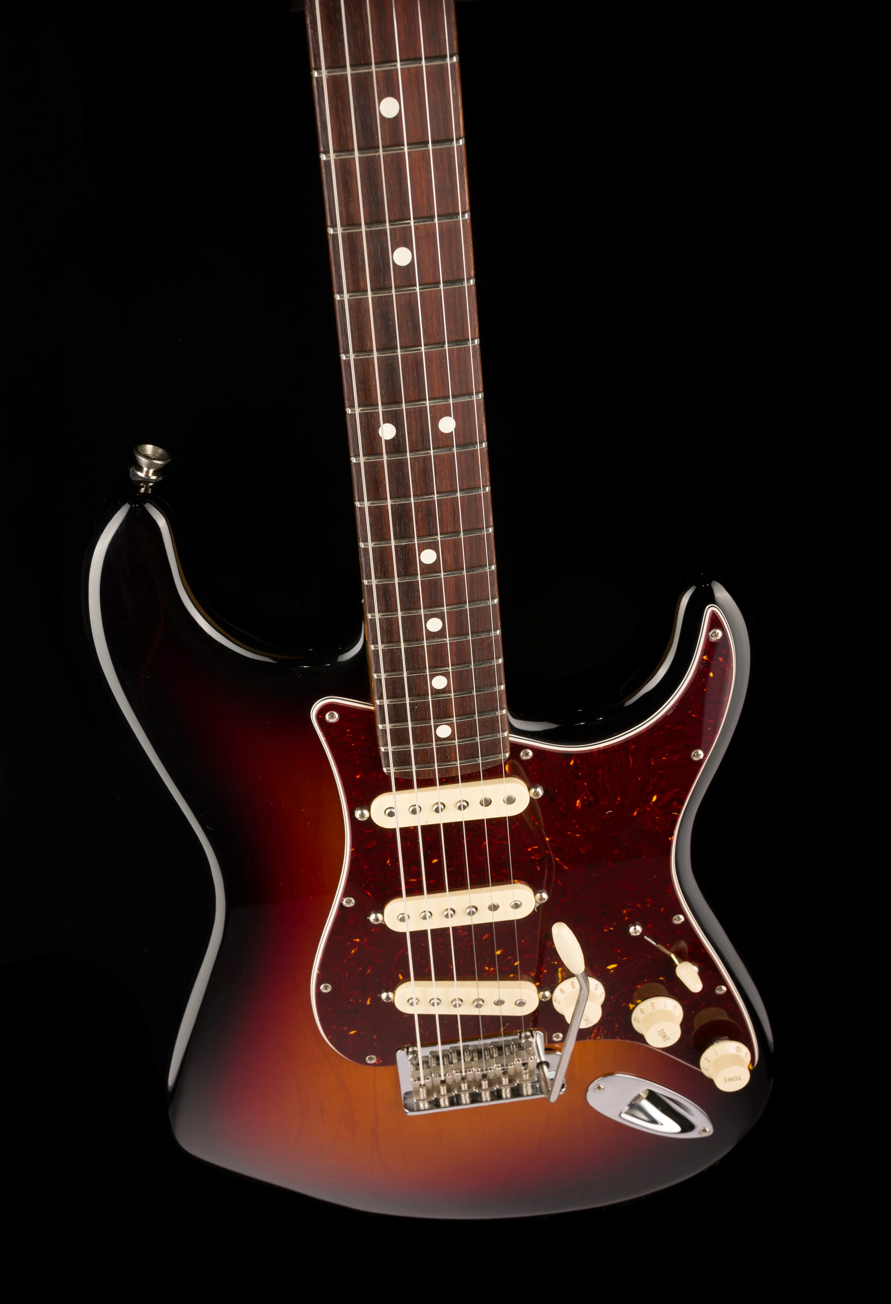 Used Fender American Professional II Stratocaster Rosewood Fingerboard 3-Color Sunburst - Image 4