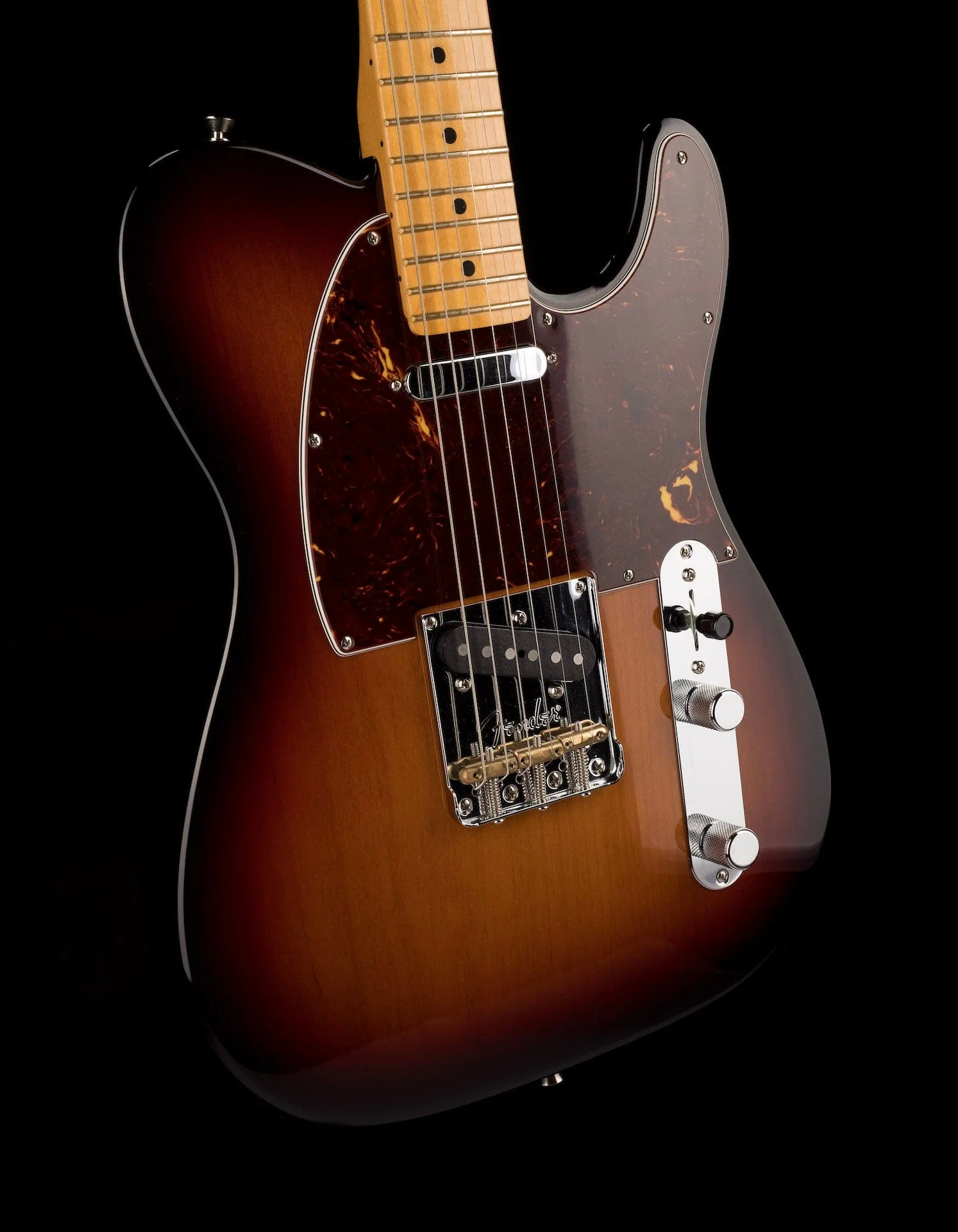 Used Fender American Professional II Telecaster 3-Tone Sunburst with OHSC - Image 10