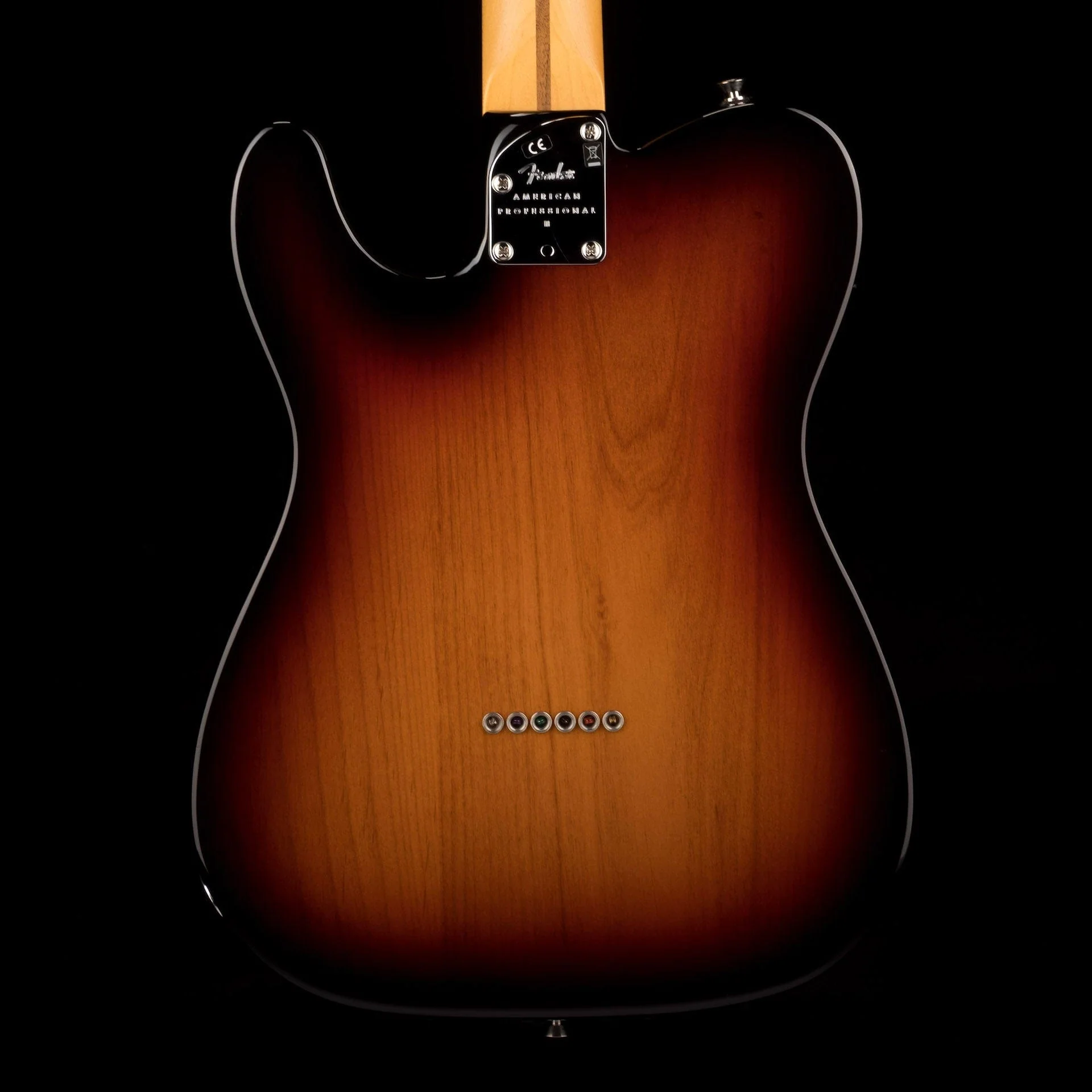 Used Fender American Professional II Telecaster 3-Tone Sunburst with OHSC - Image 13