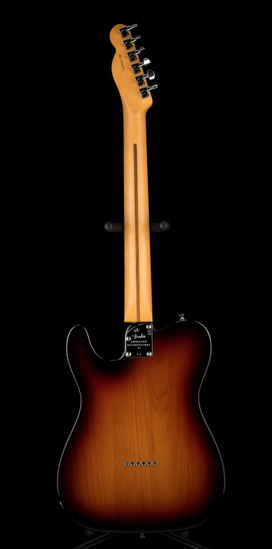 Used Fender American Professional II Telecaster 3-Tone Sunburst with OHSC - Image 14
