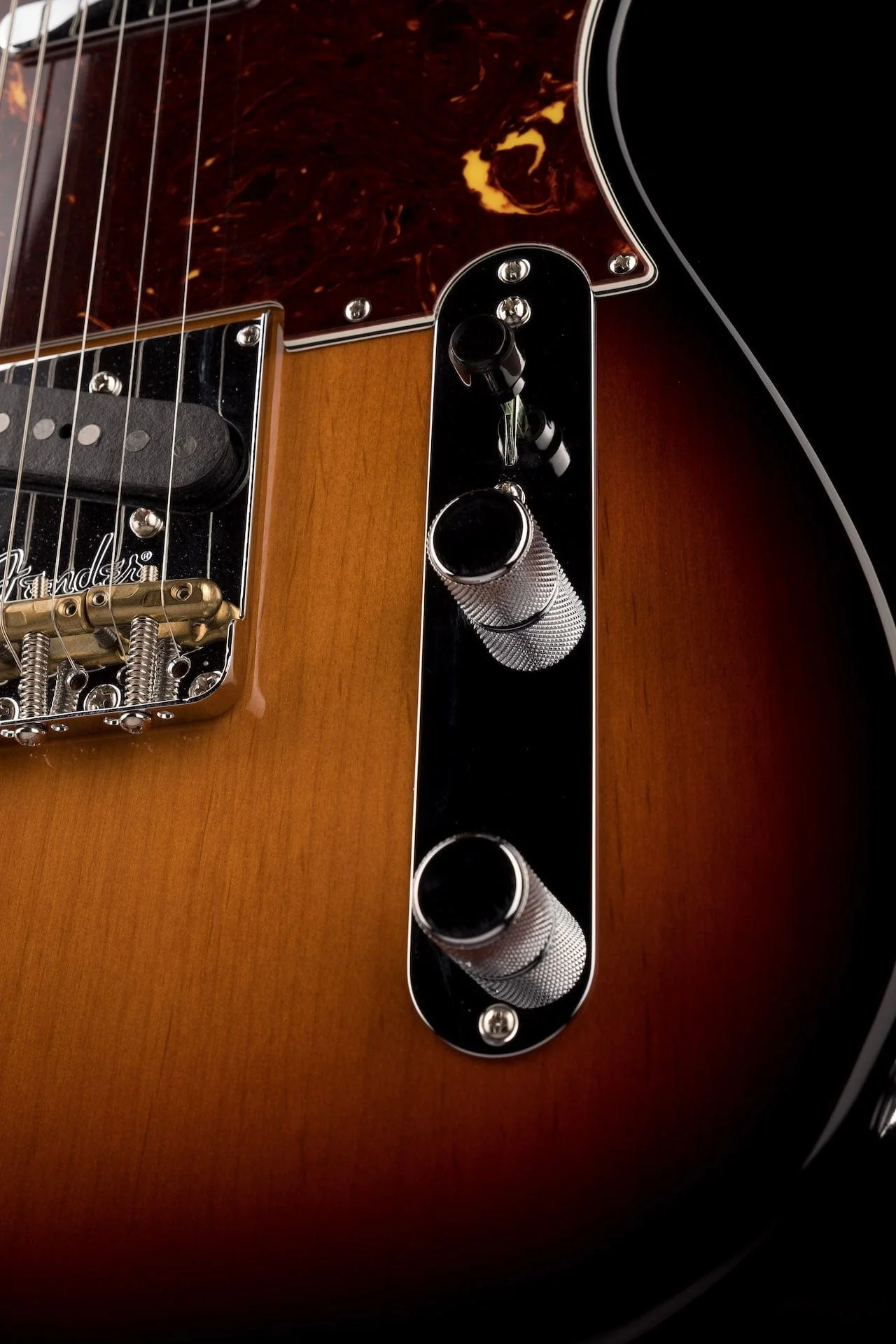 Used Fender American Professional II Telecaster 3-Tone Sunburst with OHSC - Image 8