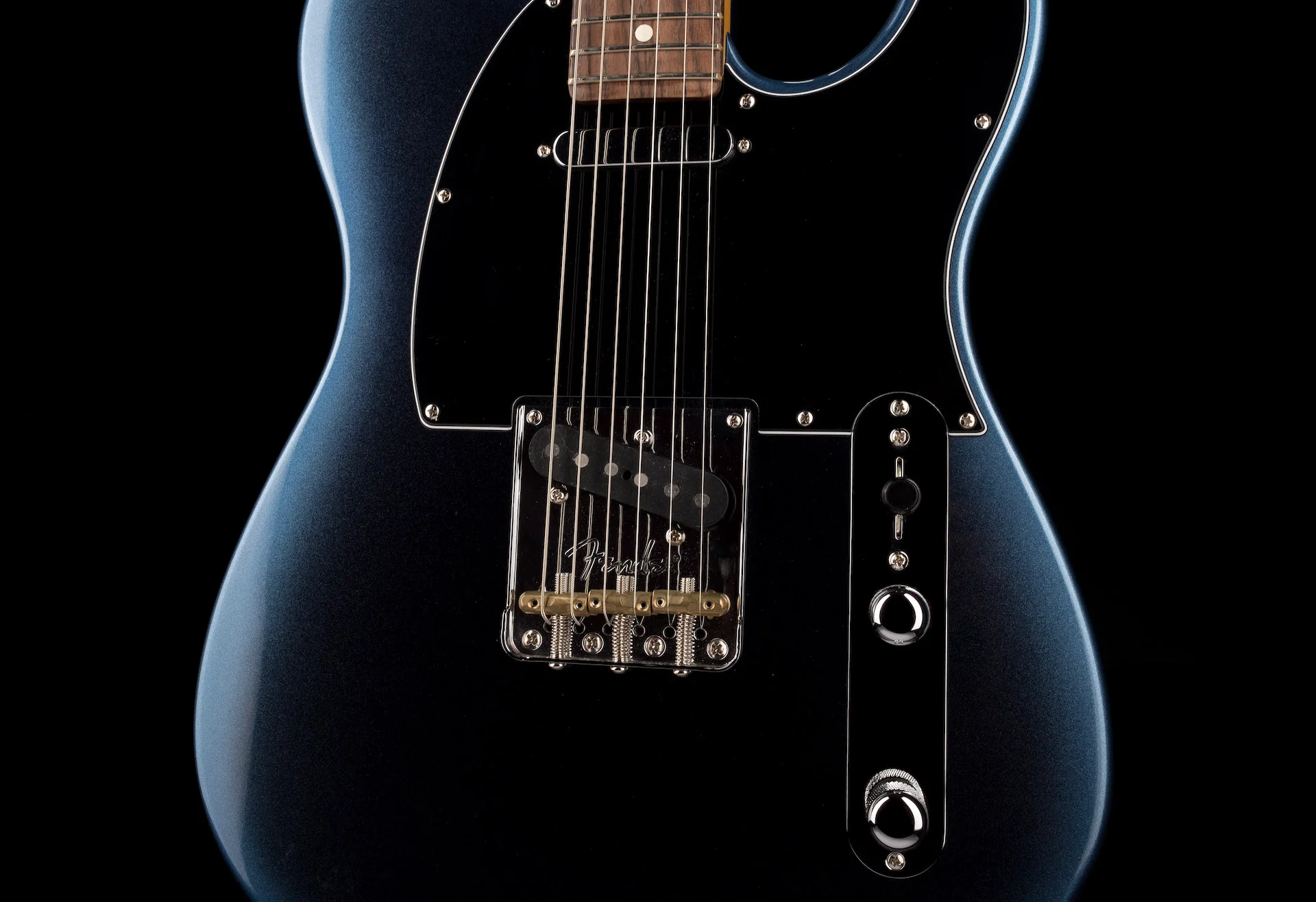 Used Fender American Professional II Telecaster Dark Night with OHSC - Image 6
