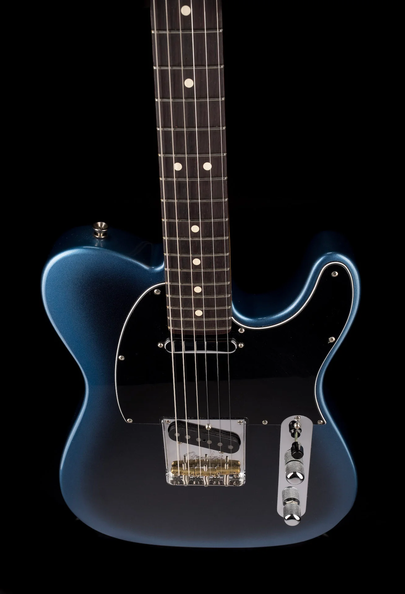 Used 2020 Fender American Professional II Telecaster Dark Night with OHSC - Image 4