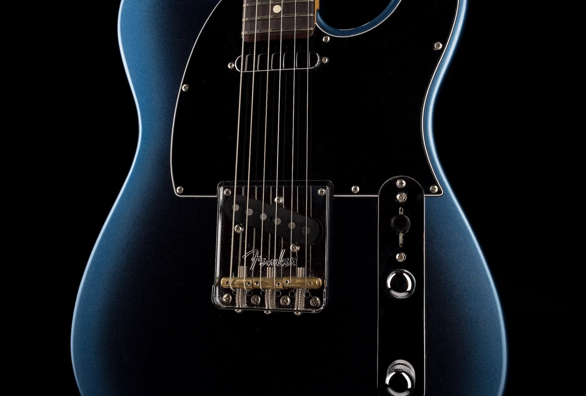 Used 2020 Fender American Professional II Telecaster Dark Night with OHSC - Image 6