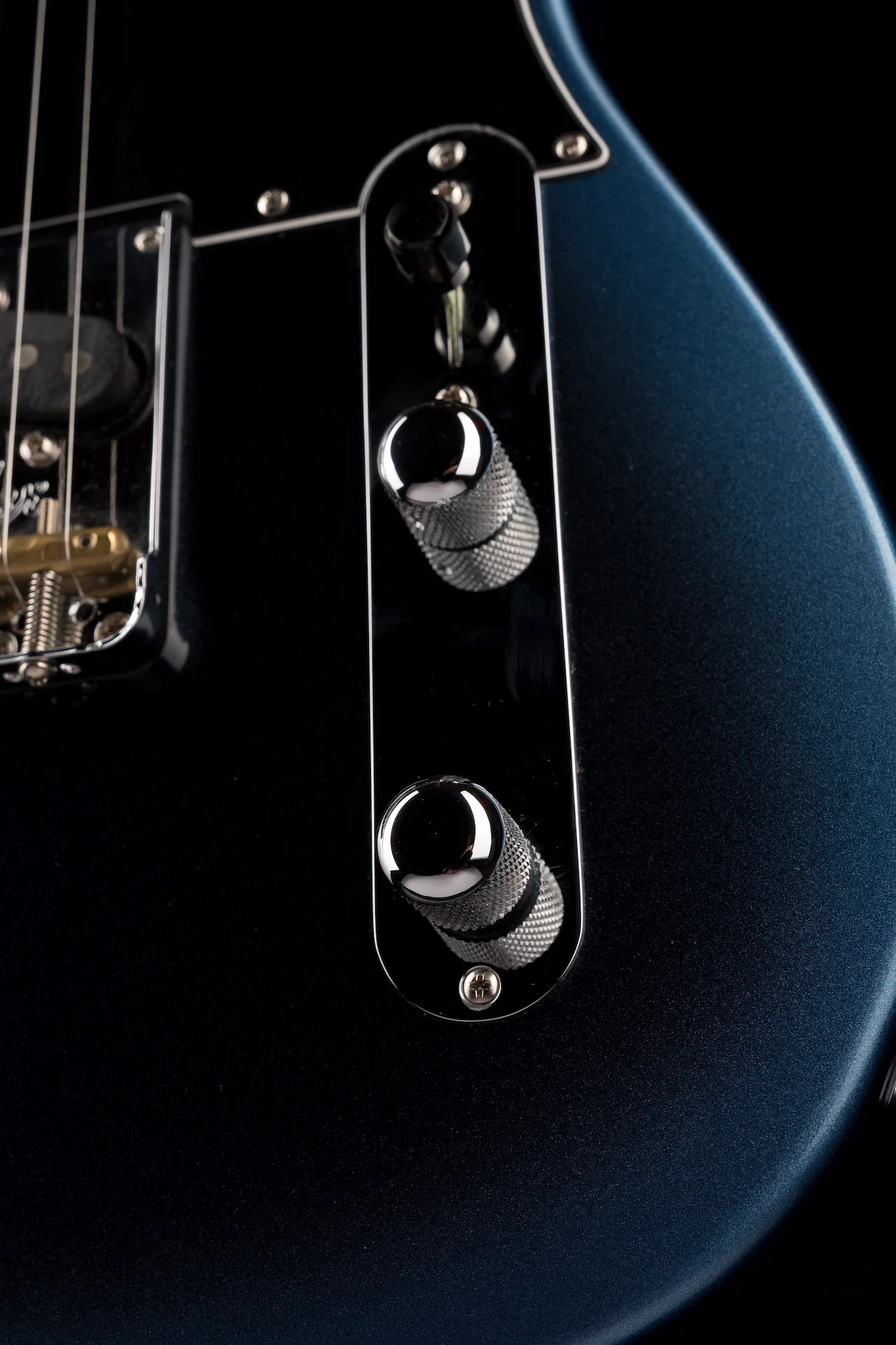 Used 2020 Fender American Professional II Telecaster Dark Night with OHSC - Image 8