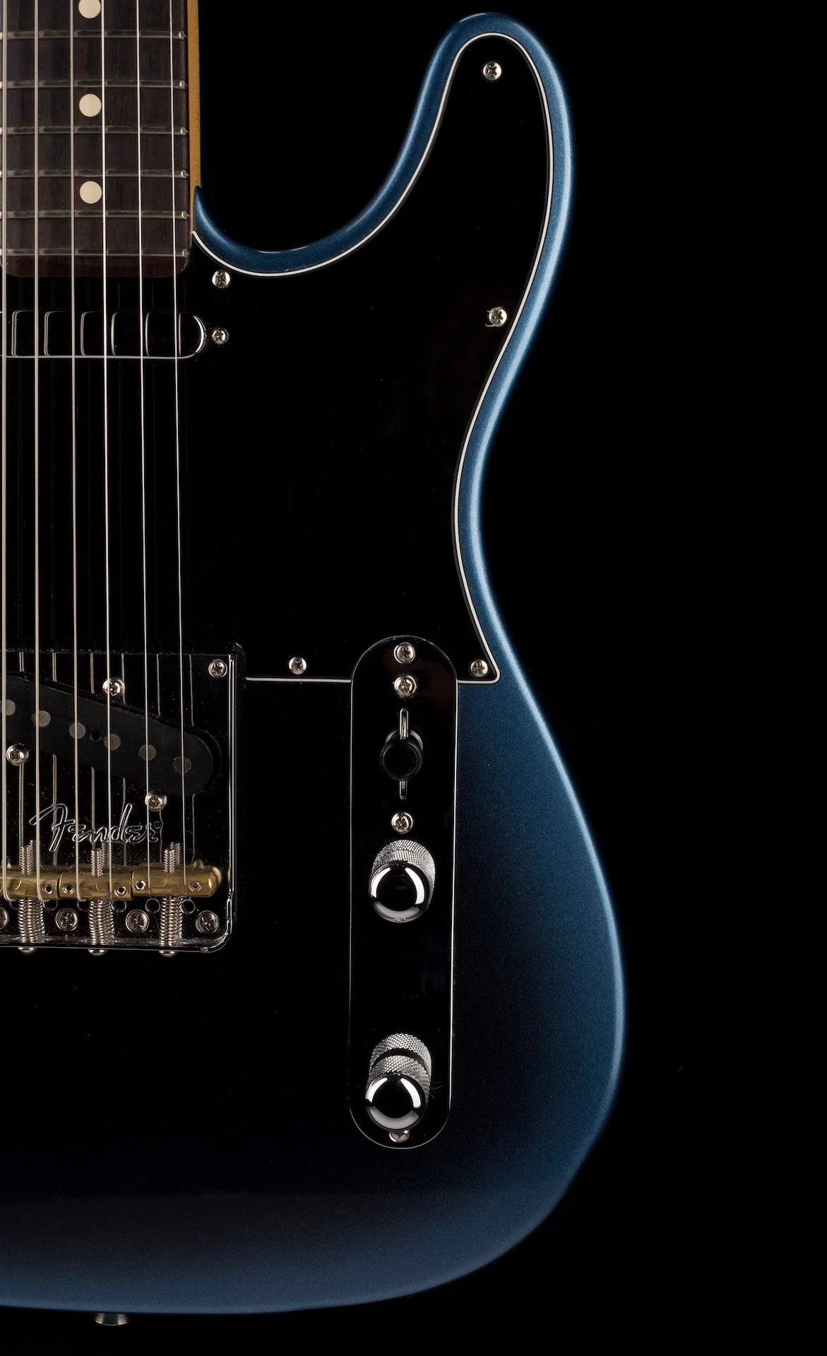 Used 2020 Fender American Professional II Telecaster Dark Night with OHSC - Image 9