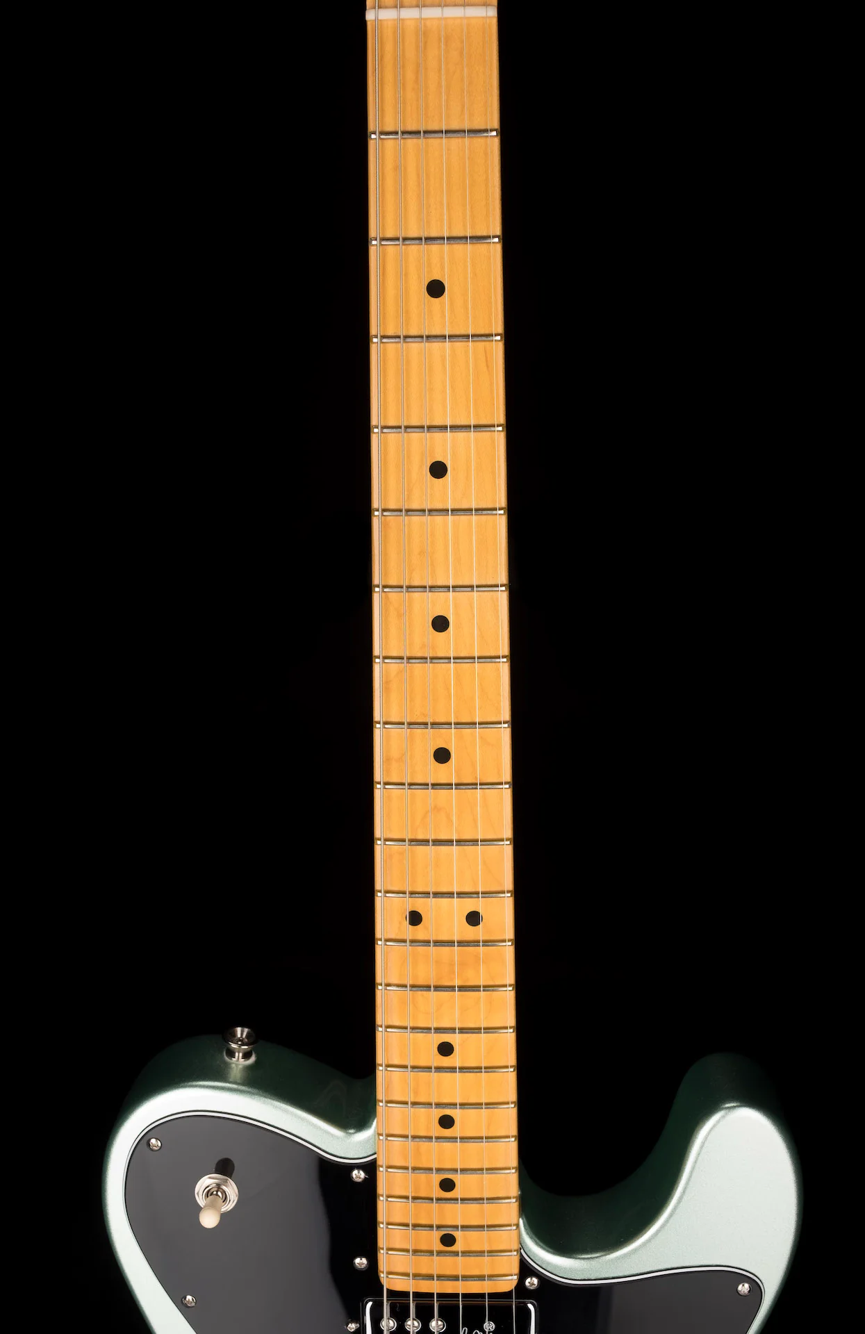 Used Fender American Professional II Telecaster Deluxe Mystic Surf Green with OHSC - Image 11