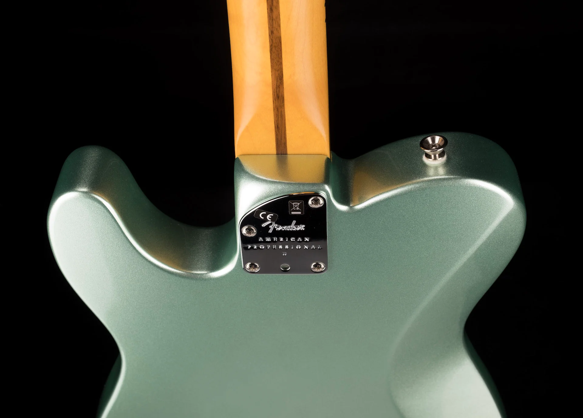 Used Fender American Professional II Telecaster Deluxe Mystic Surf Green with OHSC - Image 15