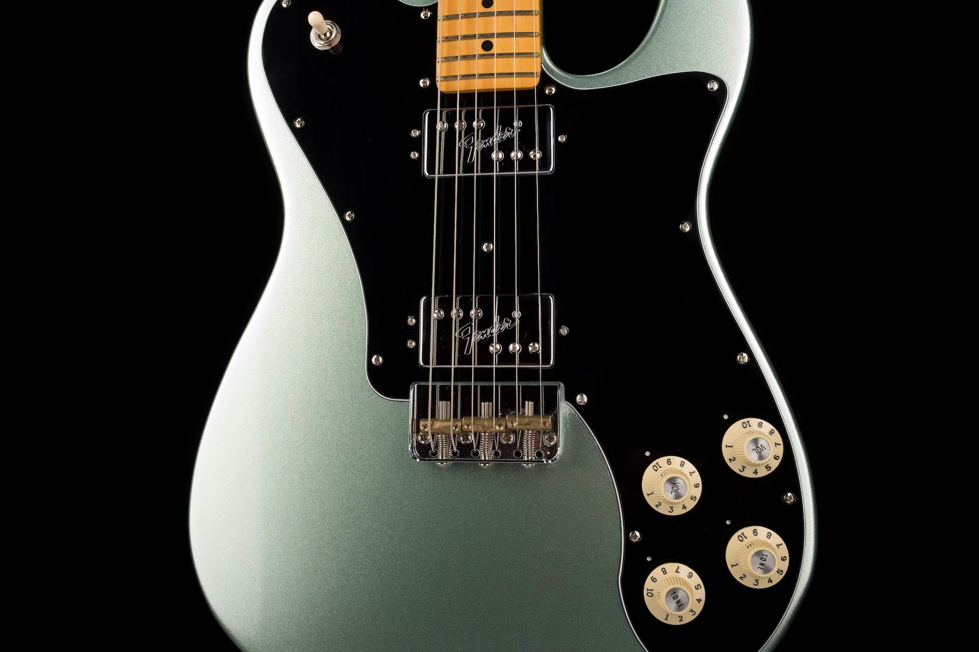 Used Fender American Professional II Telecaster Deluxe Mystic Surf Green with OHSC - Image 6