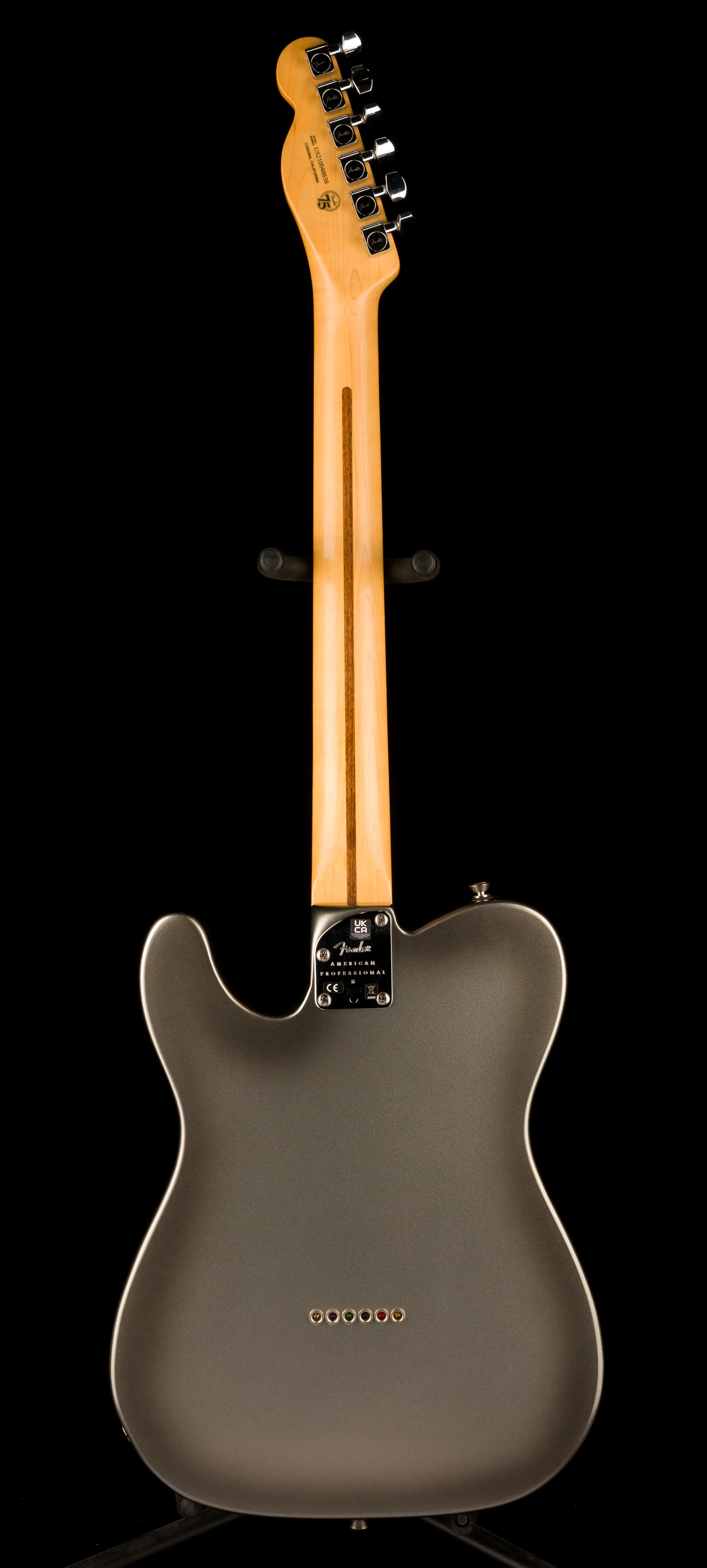 Used Fender American Professional II Telecaster Rosewood Board Mercury With Case - Image 12