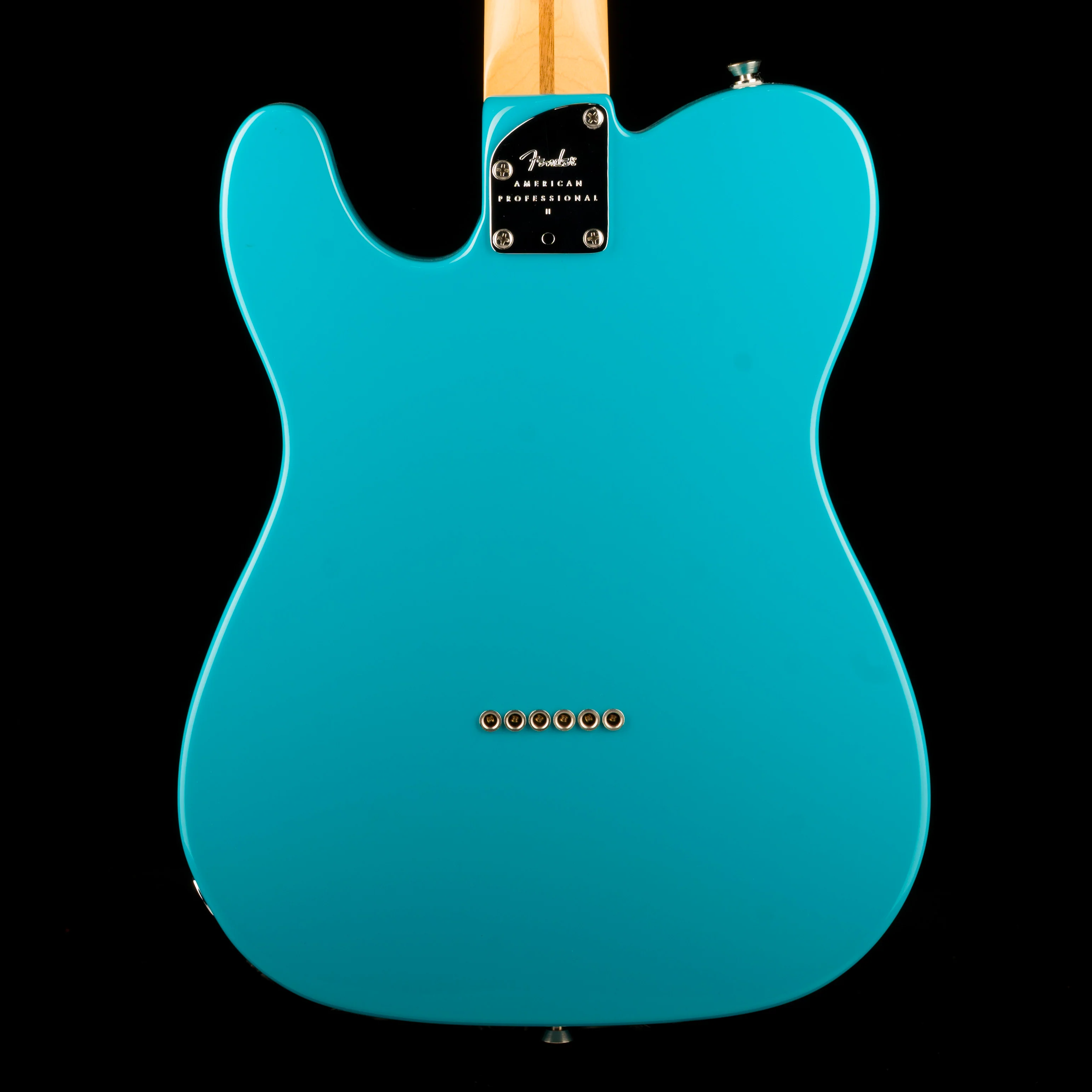 Used Fender American Professional II Telecaster with TV Jones Pickups Miami Blue with OHSC - Image 13