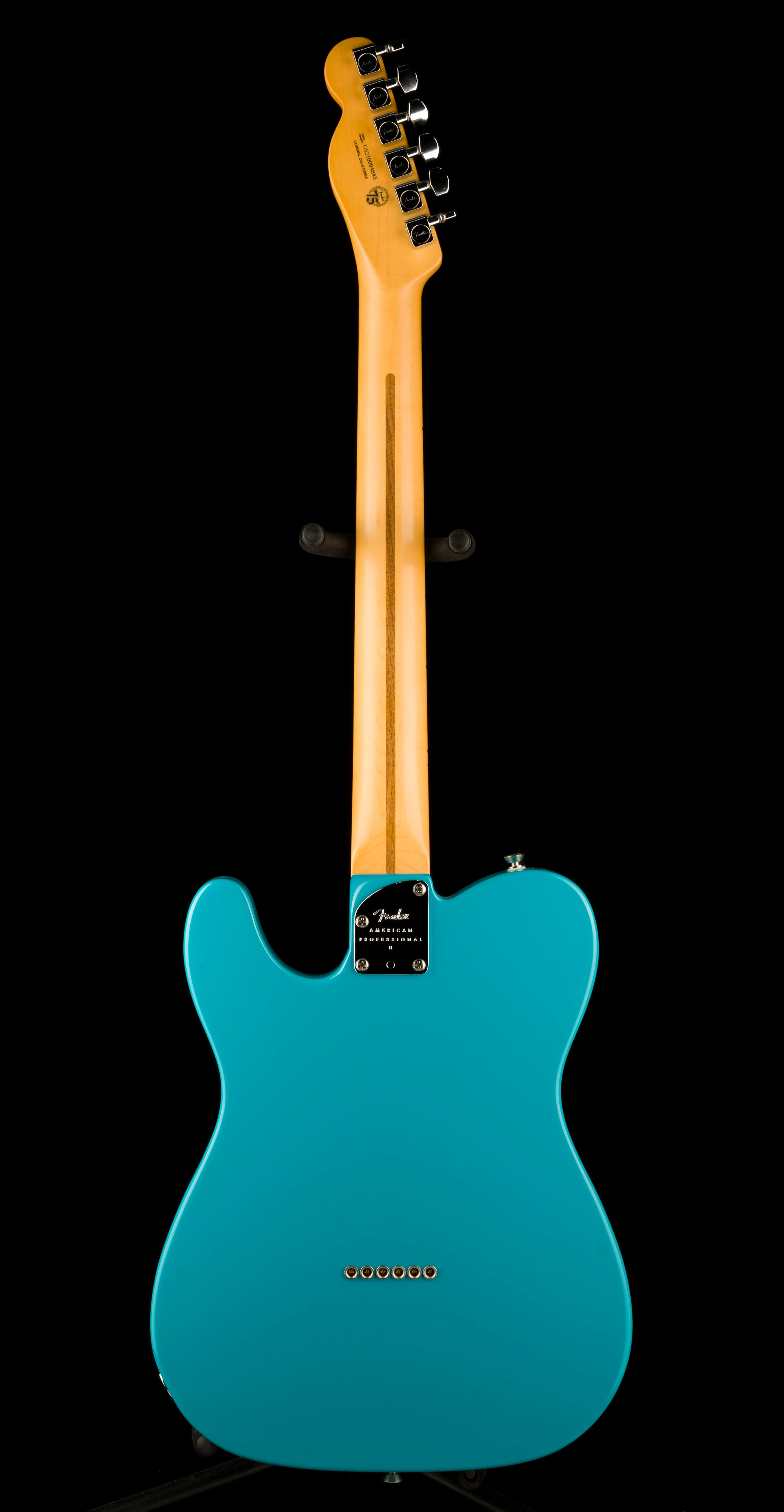 Used Fender American Professional II Telecaster with TV Jones Pickups Miami Blue with OHSC - Image 14
