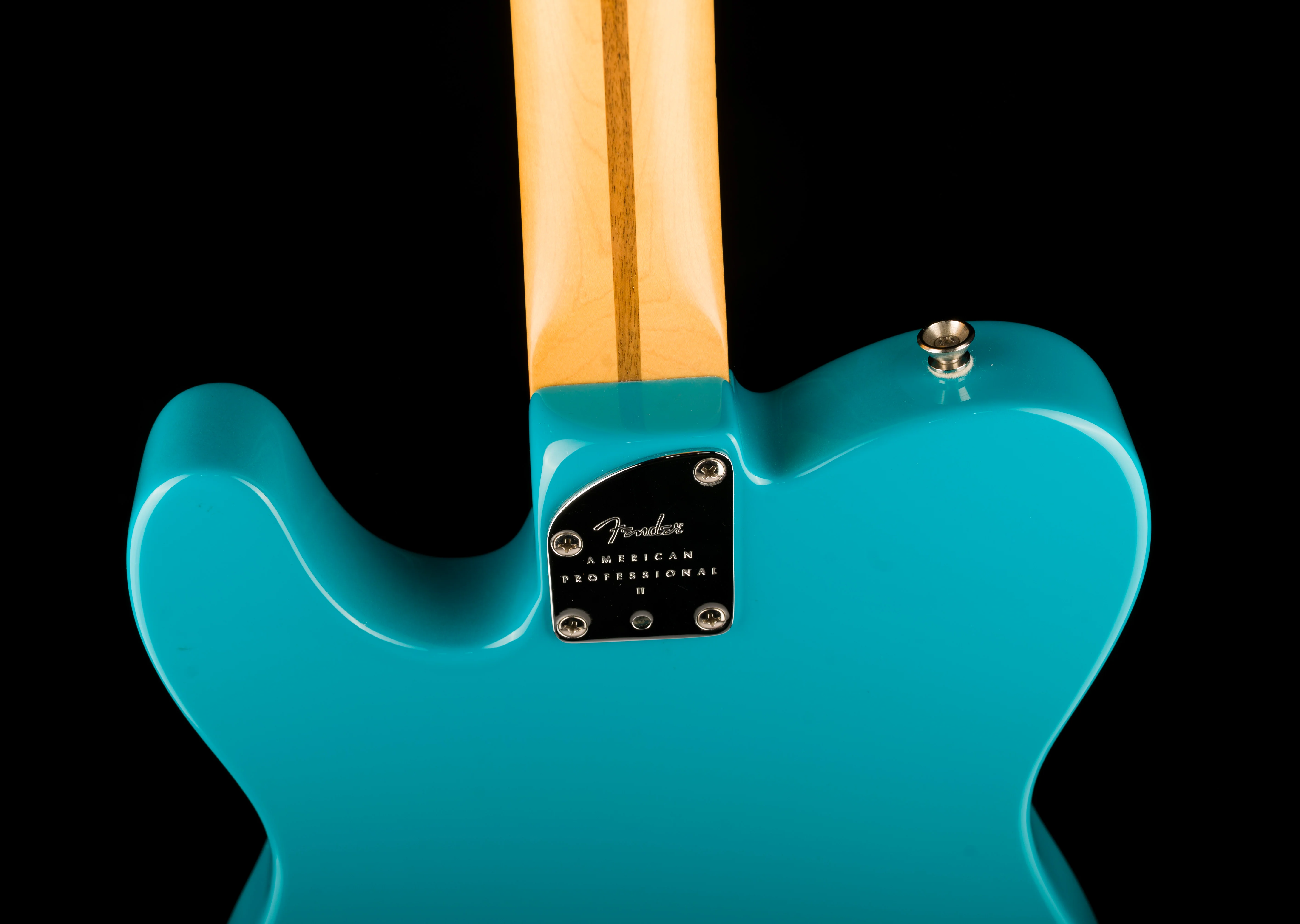 Used Fender American Professional II Telecaster with TV Jones Pickups Miami Blue with OHSC - Image 15