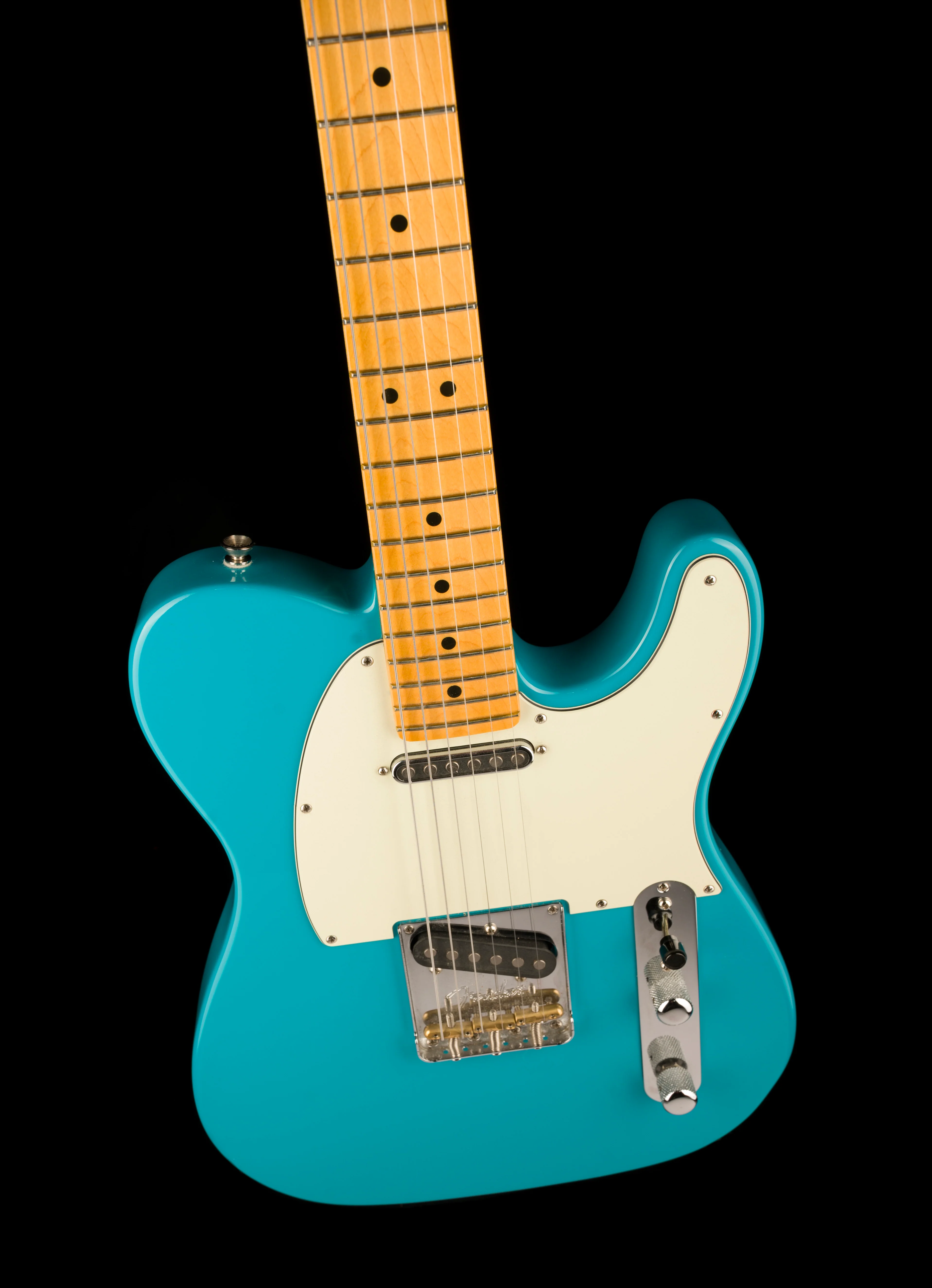 Used Fender American Professional II Telecaster with TV Jones Pickups Miami Blue with OHSC - Image 4
