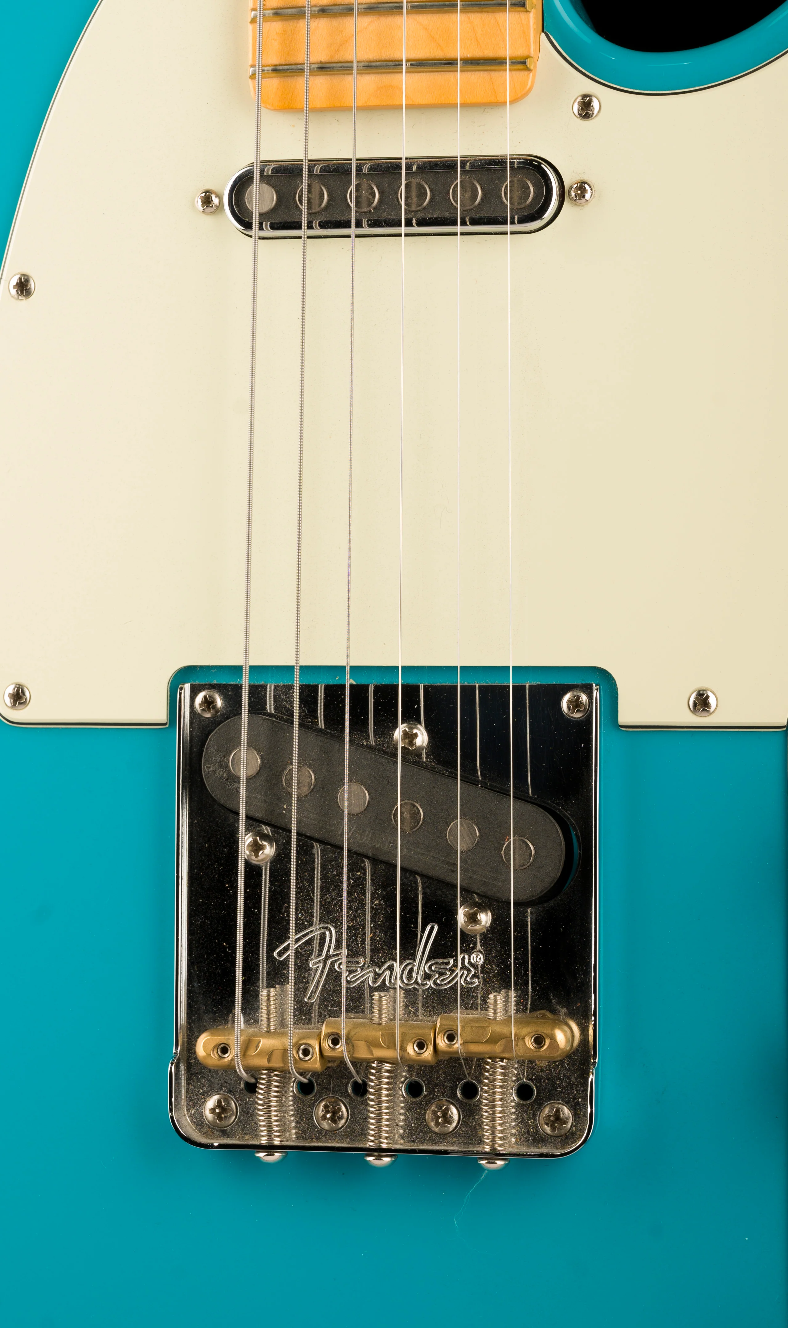 Used Fender American Professional II Telecaster with TV Jones Pickups Miami Blue with OHSC - Image 7