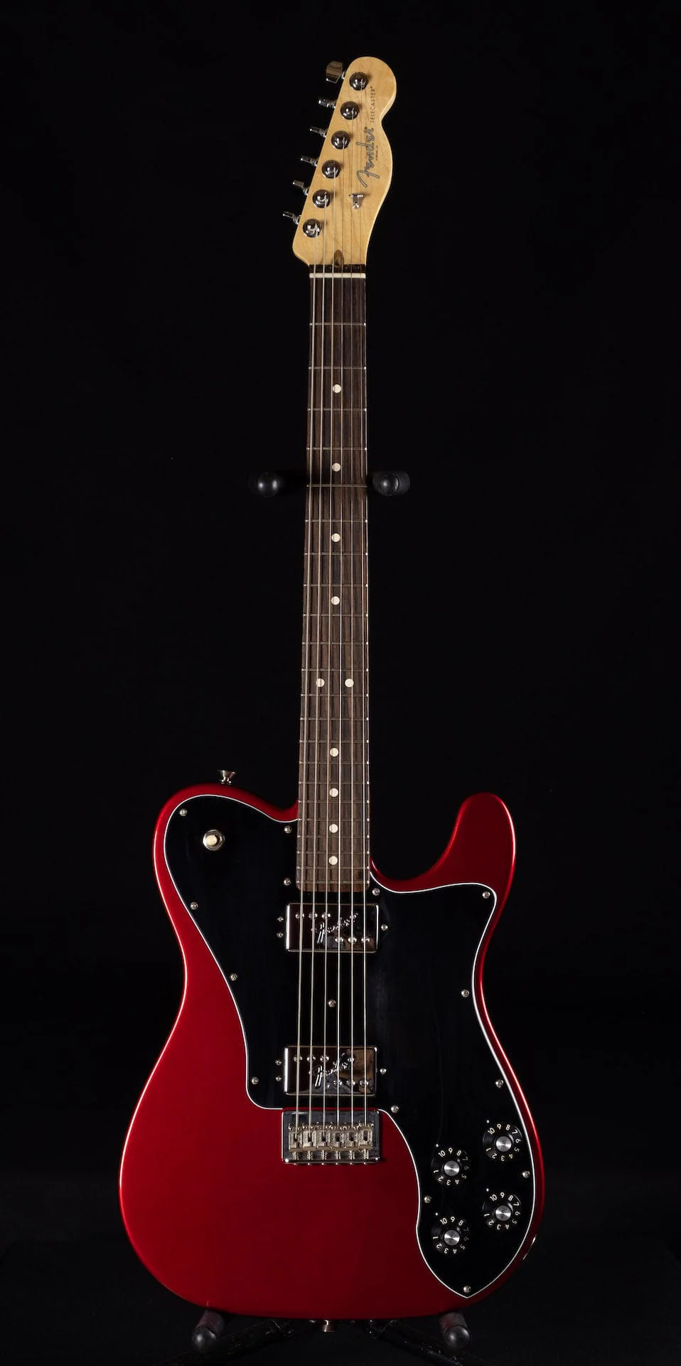 Used Fender American Professional Tele Deluxe Candy Apple Red with Case - Image 2
