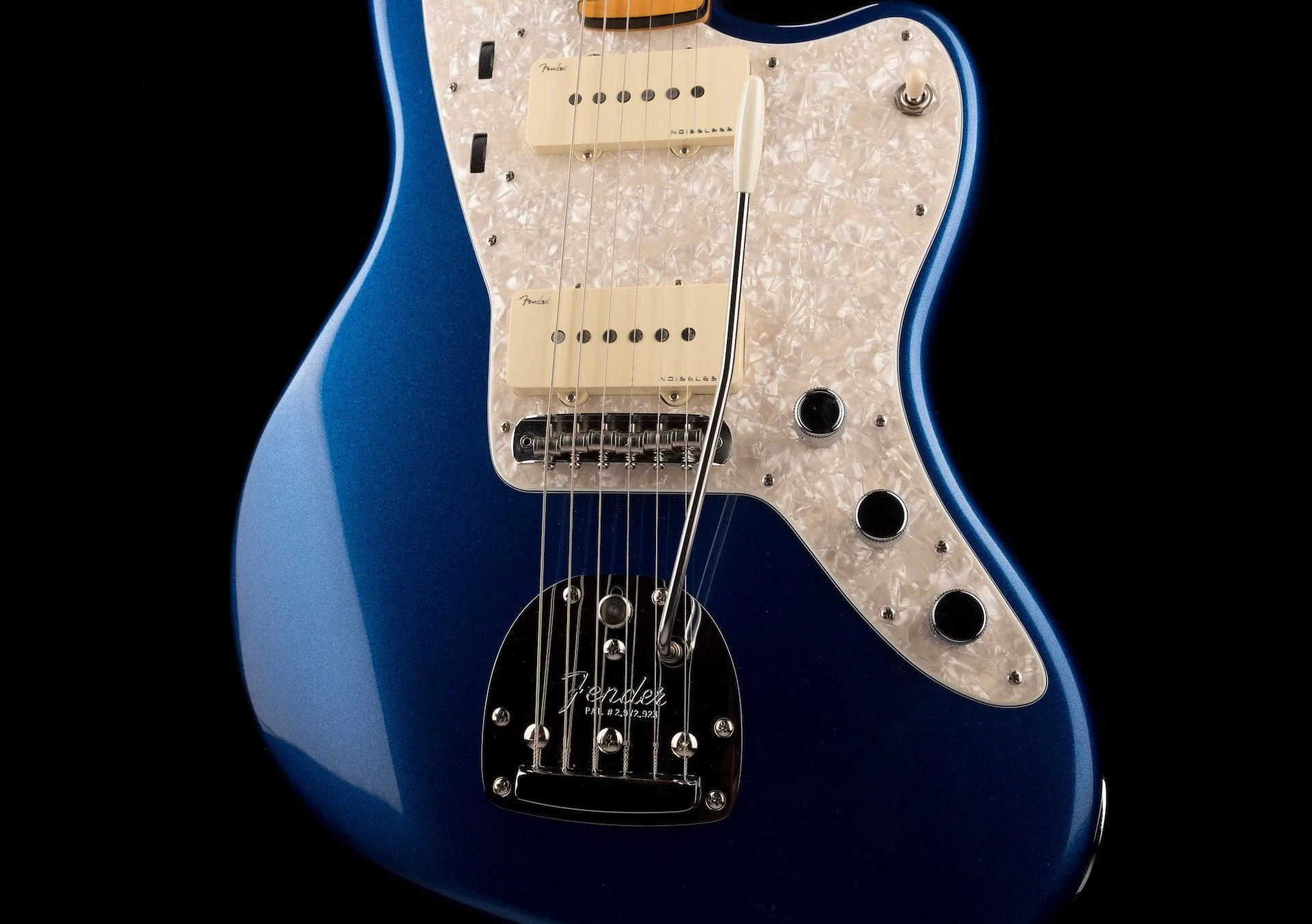 Used Fender American Ultra Jazzmaster Cobra Blue with OHSC - Image 6