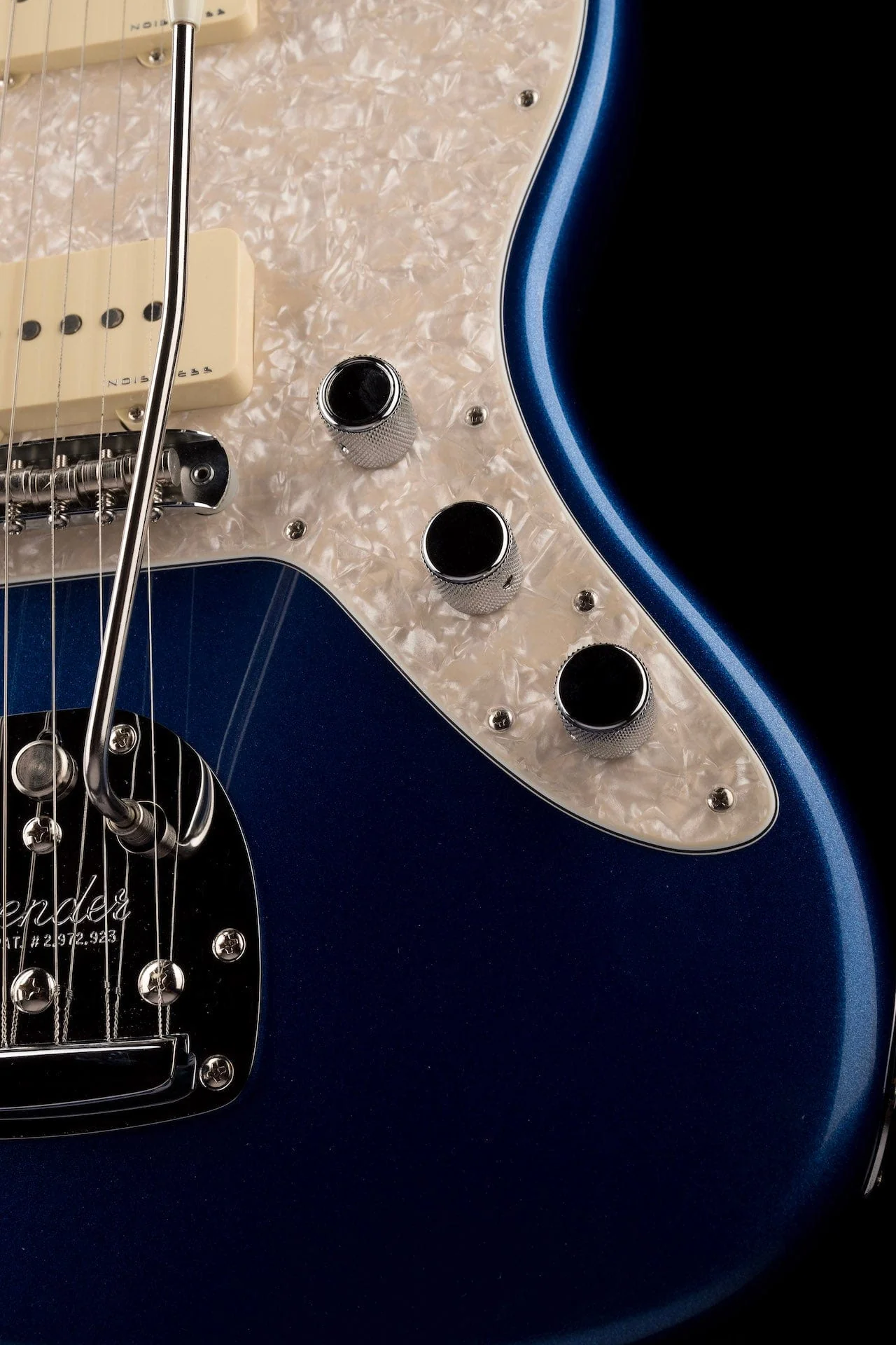 Used Fender American Ultra Jazzmaster Cobra Blue with OHSC - Image 8