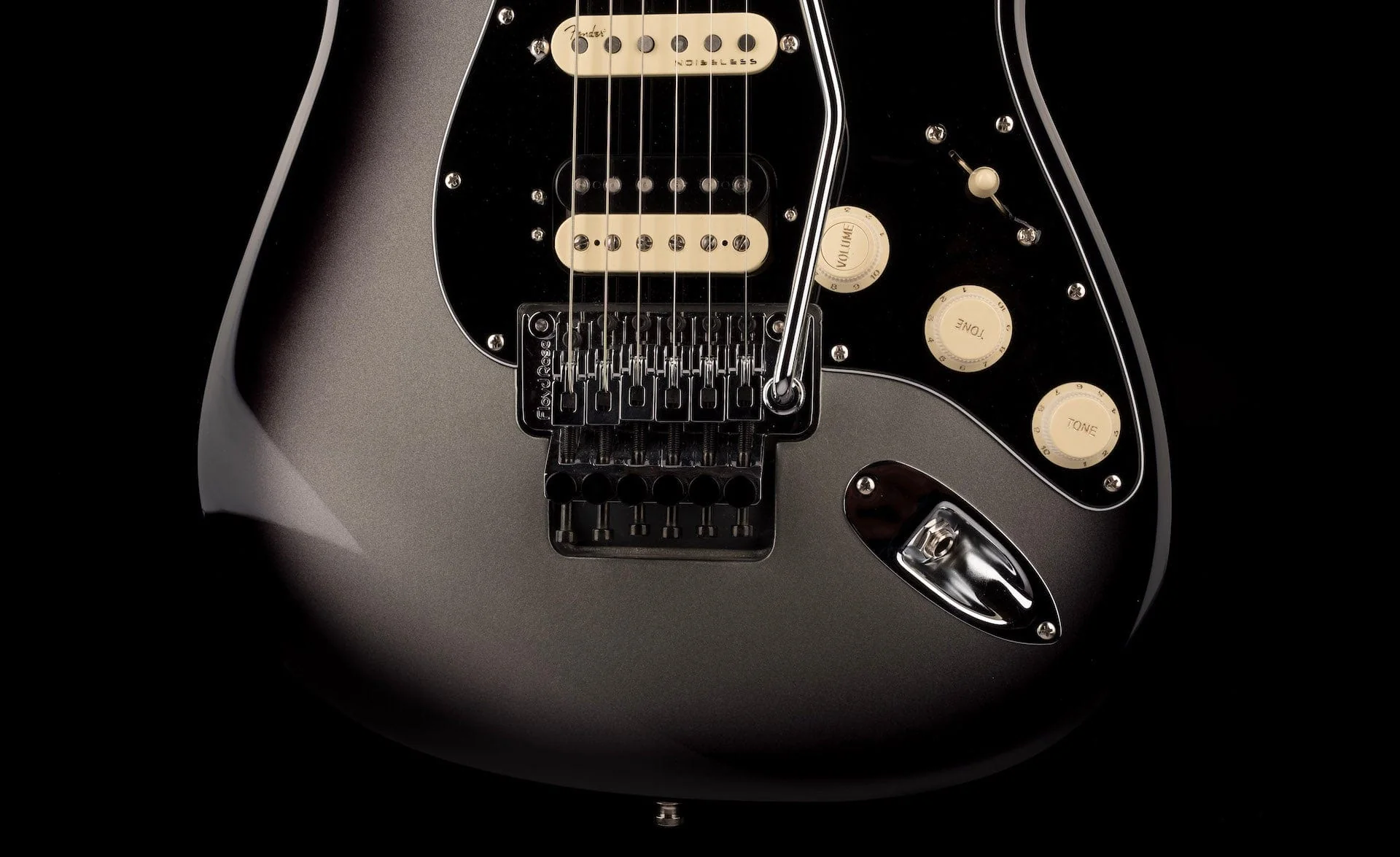Used 2022 Fender American Ultra Luxe Stratocaster Floyd Rose HSS Silverburst with OHSC - Image 5