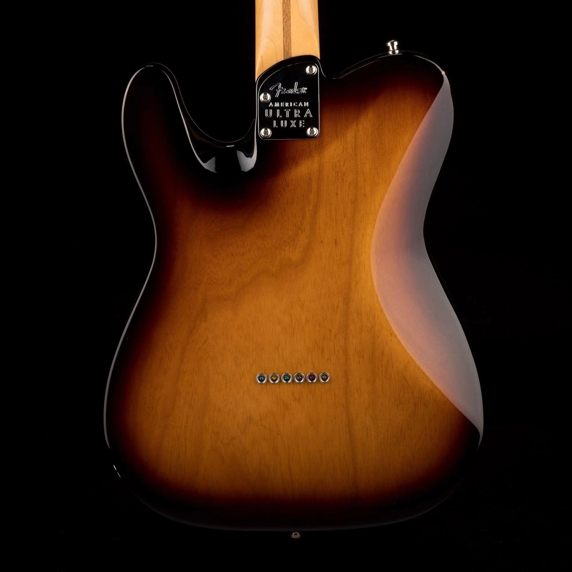 Used 2020 Fender American Ultra Luxe Telecaster 2-Tone Sunburst with OHSC - Image 12