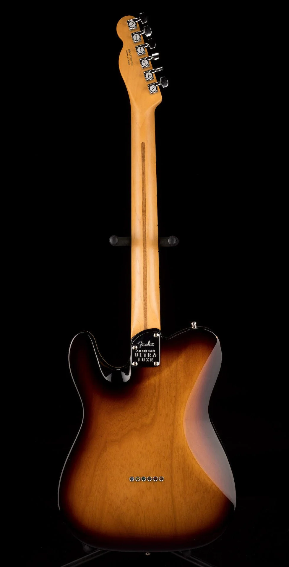 Used 2020 Fender American Ultra Luxe Telecaster 2-Tone Sunburst with OHSC - Image 13