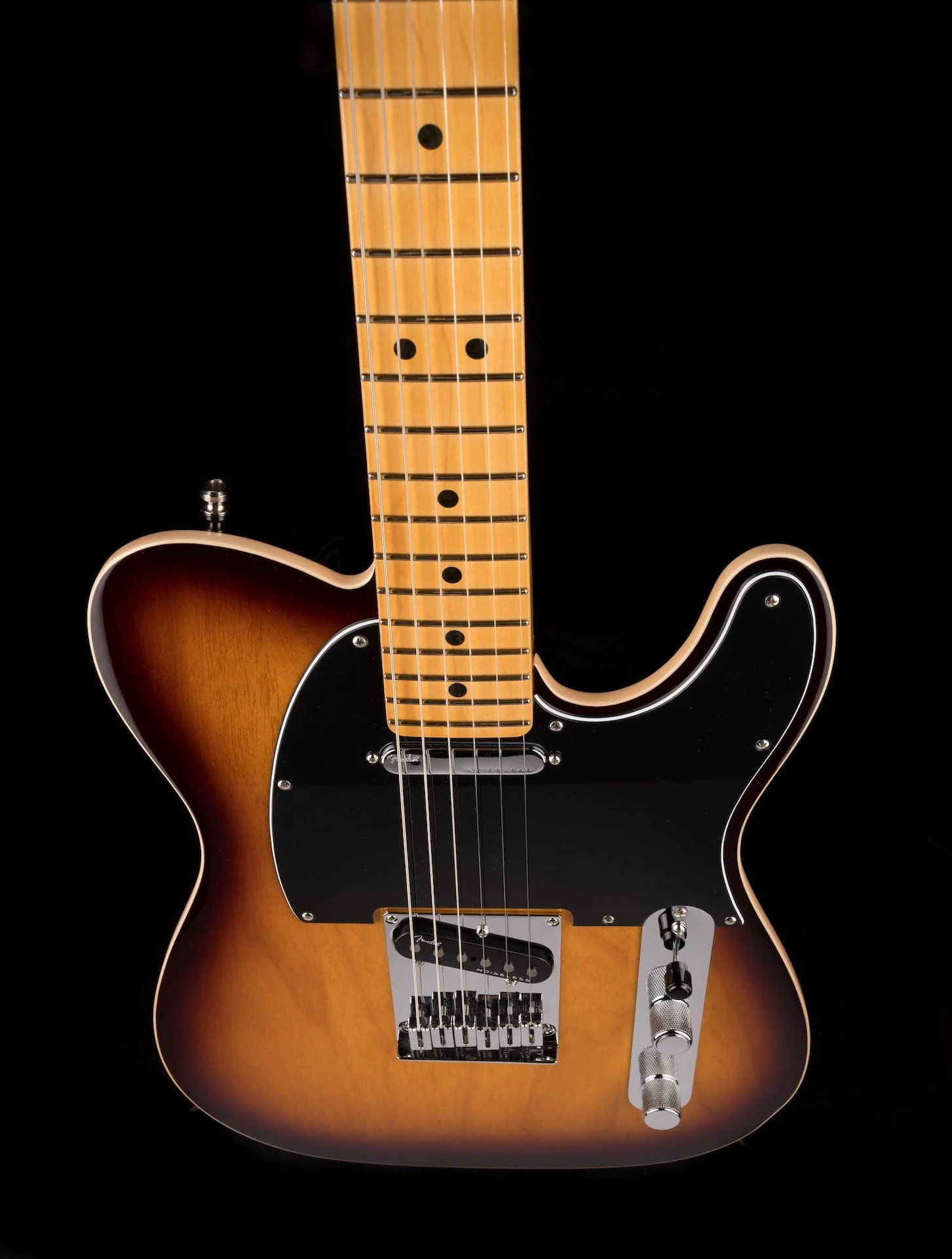 Used 2020 Fender American Ultra Luxe Telecaster 2-Tone Sunburst with OHSC - Image 4
