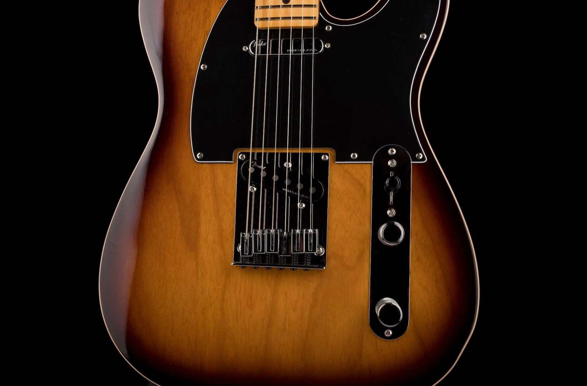 Used 2020 Fender American Ultra Luxe Telecaster 2-Tone Sunburst with OHSC - Image 6