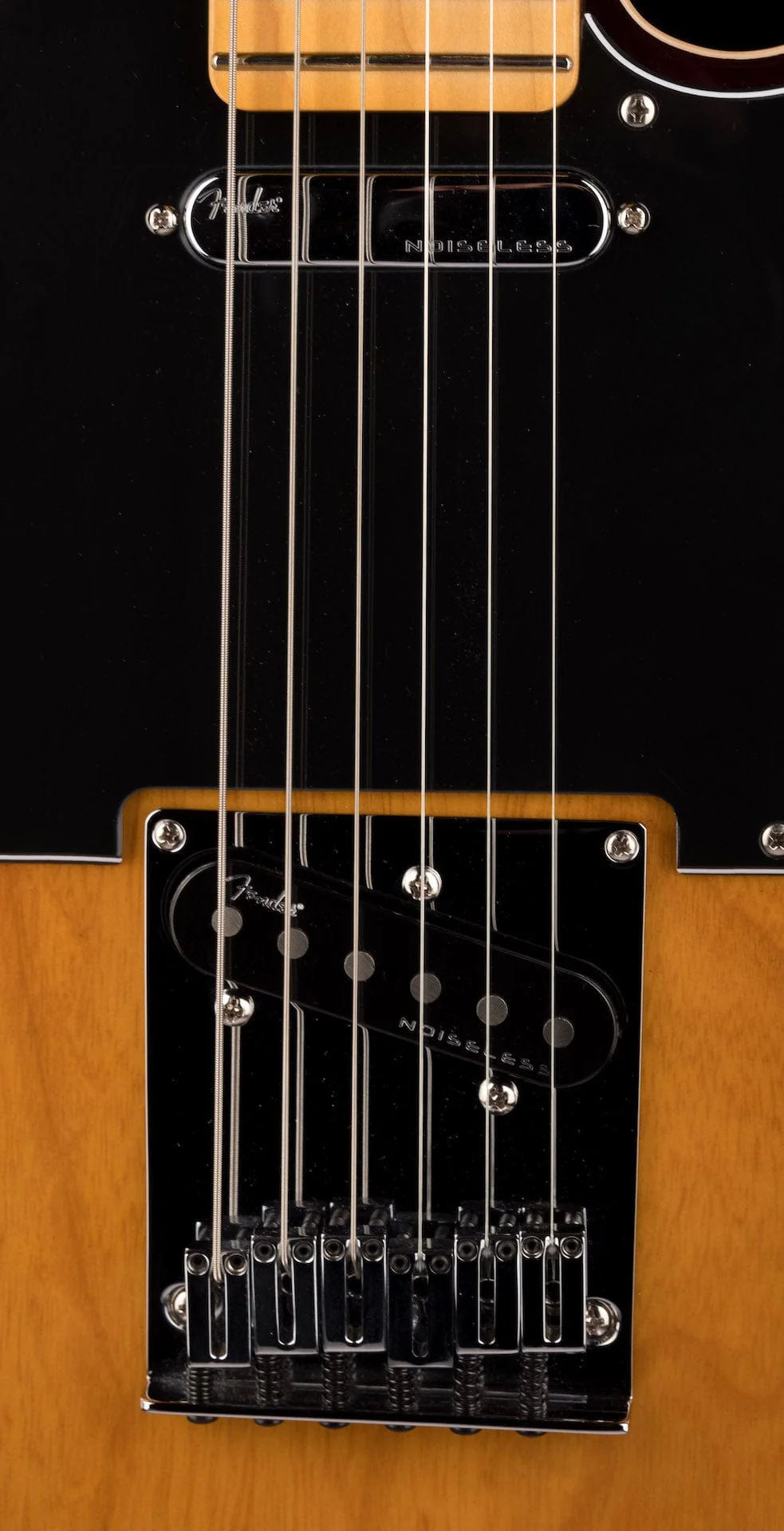 Used 2020 Fender American Ultra Luxe Telecaster 2-Tone Sunburst with OHSC - Image 7