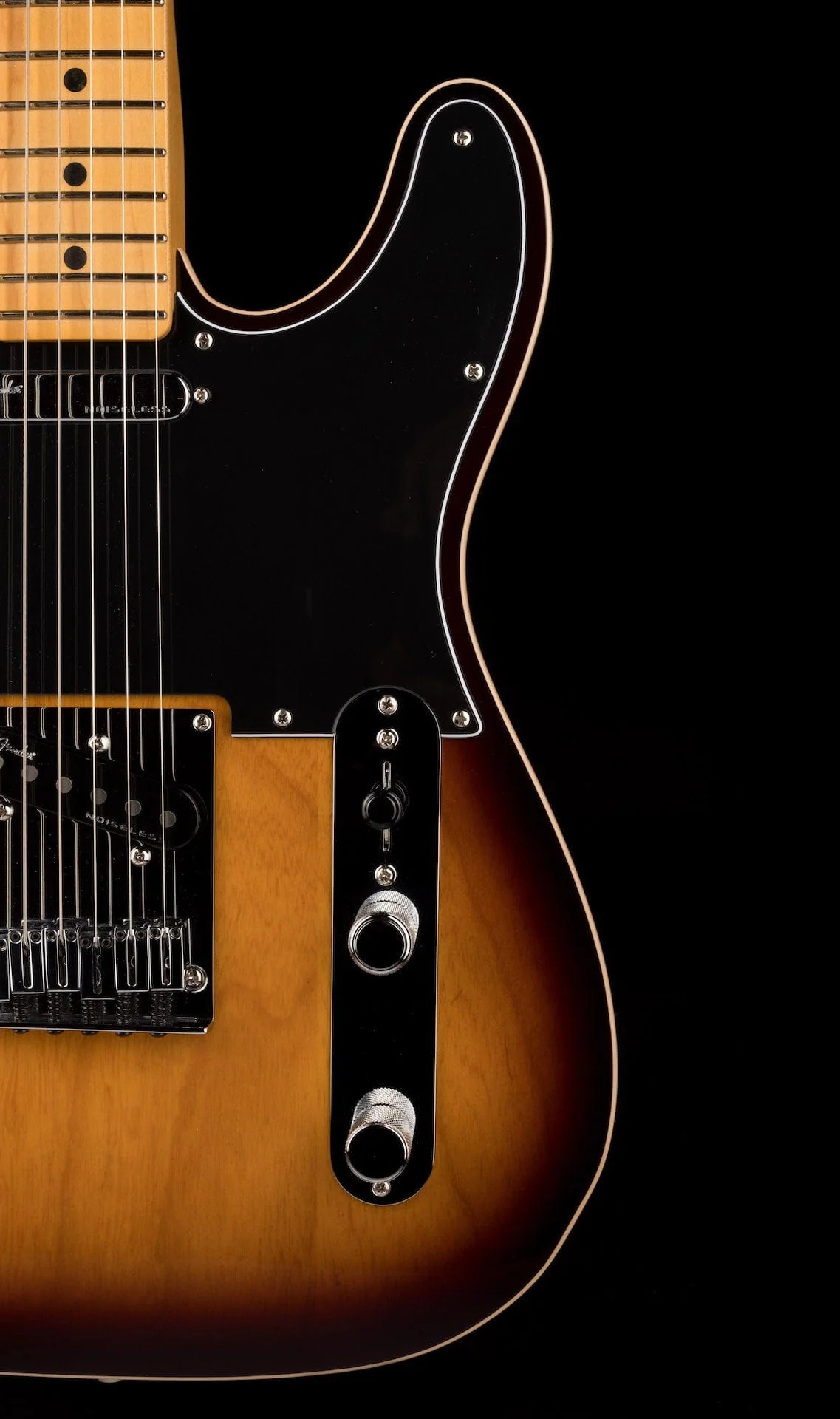 Used 2020 Fender American Ultra Luxe Telecaster 2-Tone Sunburst with OHSC - Image 9