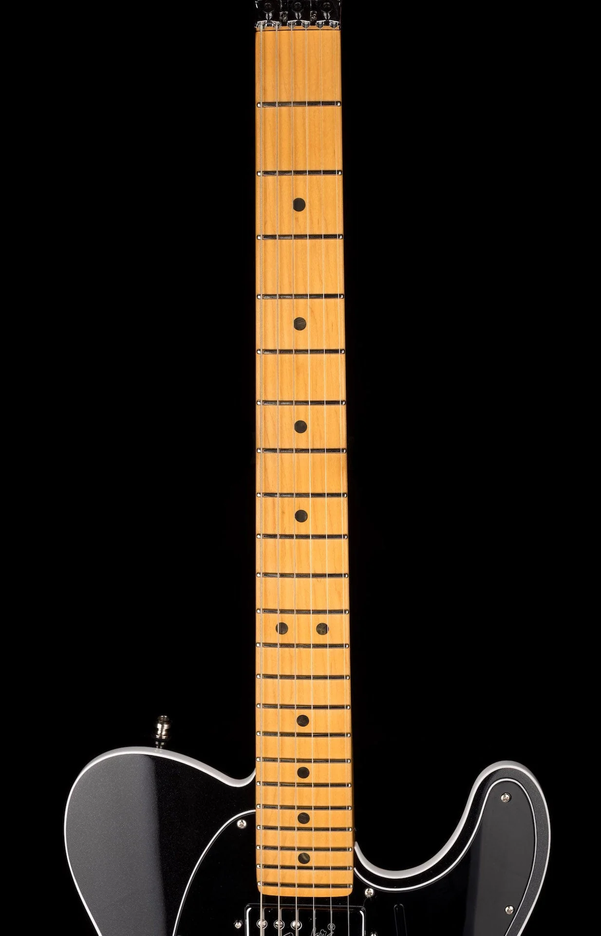 Used 2022 Fender American Ultra Luxe Telecaster Floyd Rose HH Mystic Black with OHSC - Image 10
