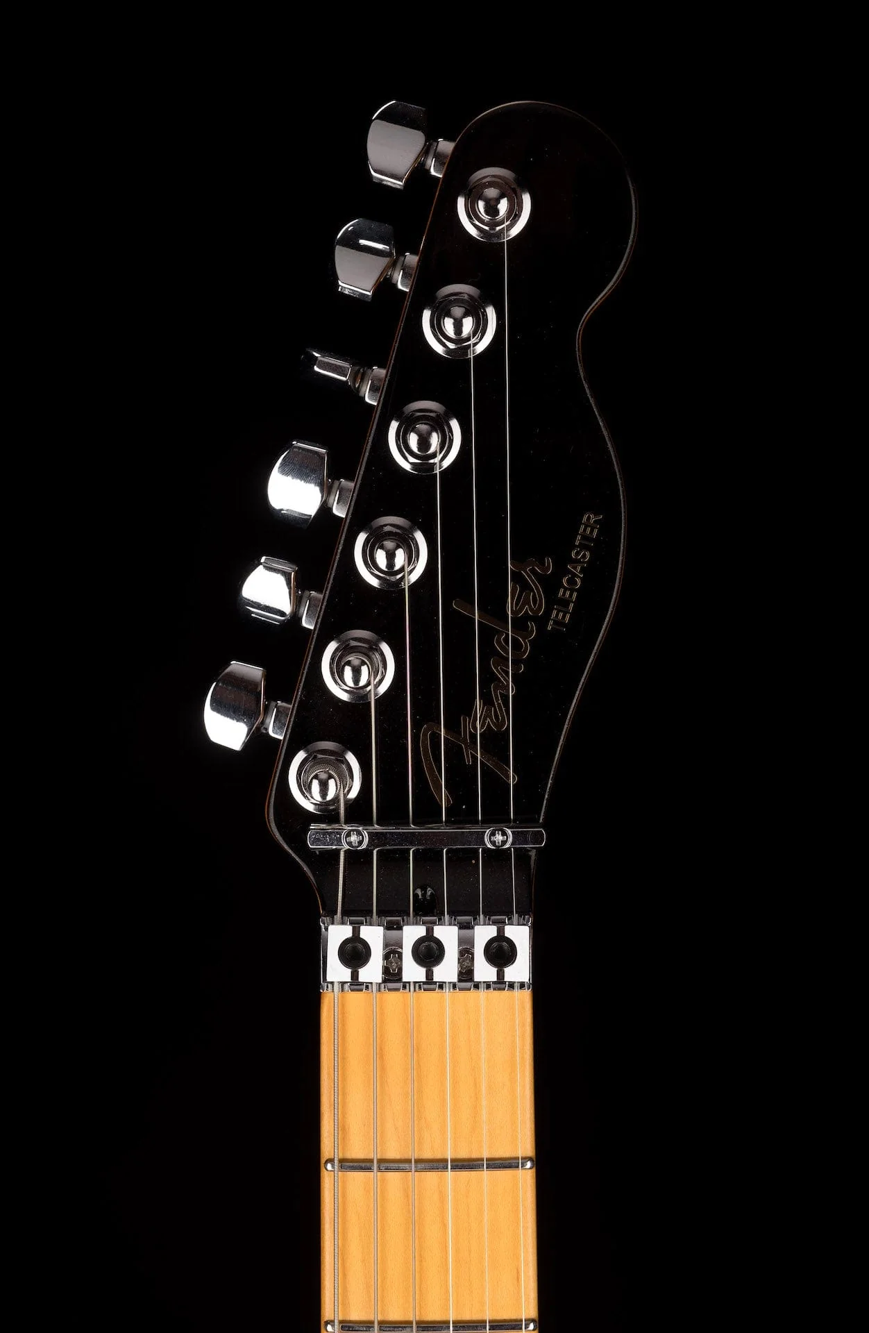 Used 2022 Fender American Ultra Luxe Telecaster Floyd Rose HH Mystic Black with OHSC - Image 11