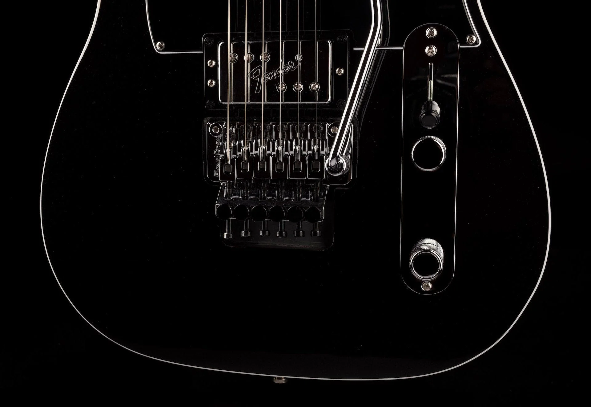 Used 2022 Fender American Ultra Luxe Telecaster Floyd Rose HH Mystic Black with OHSC - Image 5