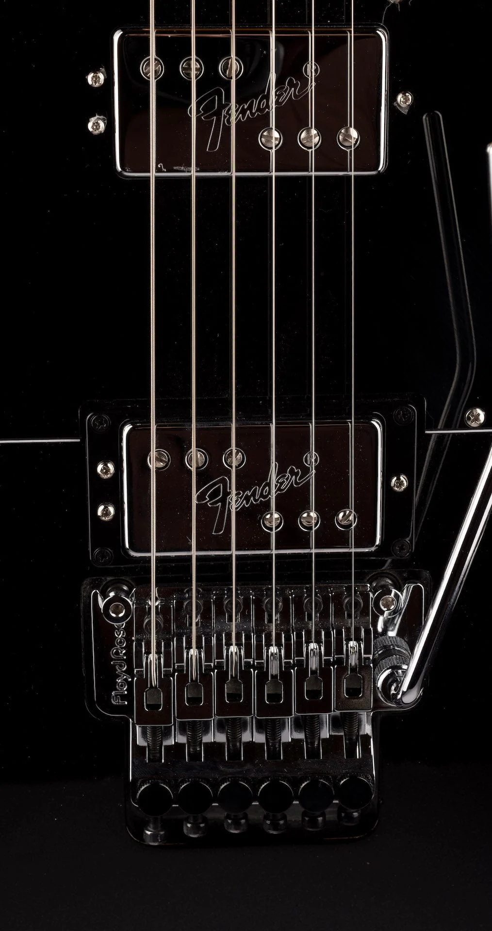 Used 2022 Fender American Ultra Luxe Telecaster Floyd Rose HH Mystic Black with OHSC - Image 6