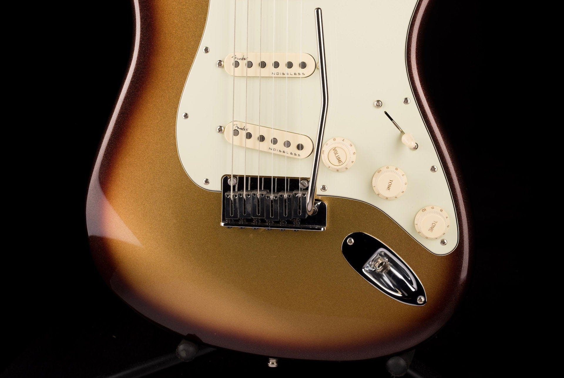 Used Fender American Ultra Stratocaster Mocha Burst with OHSC - Image 5