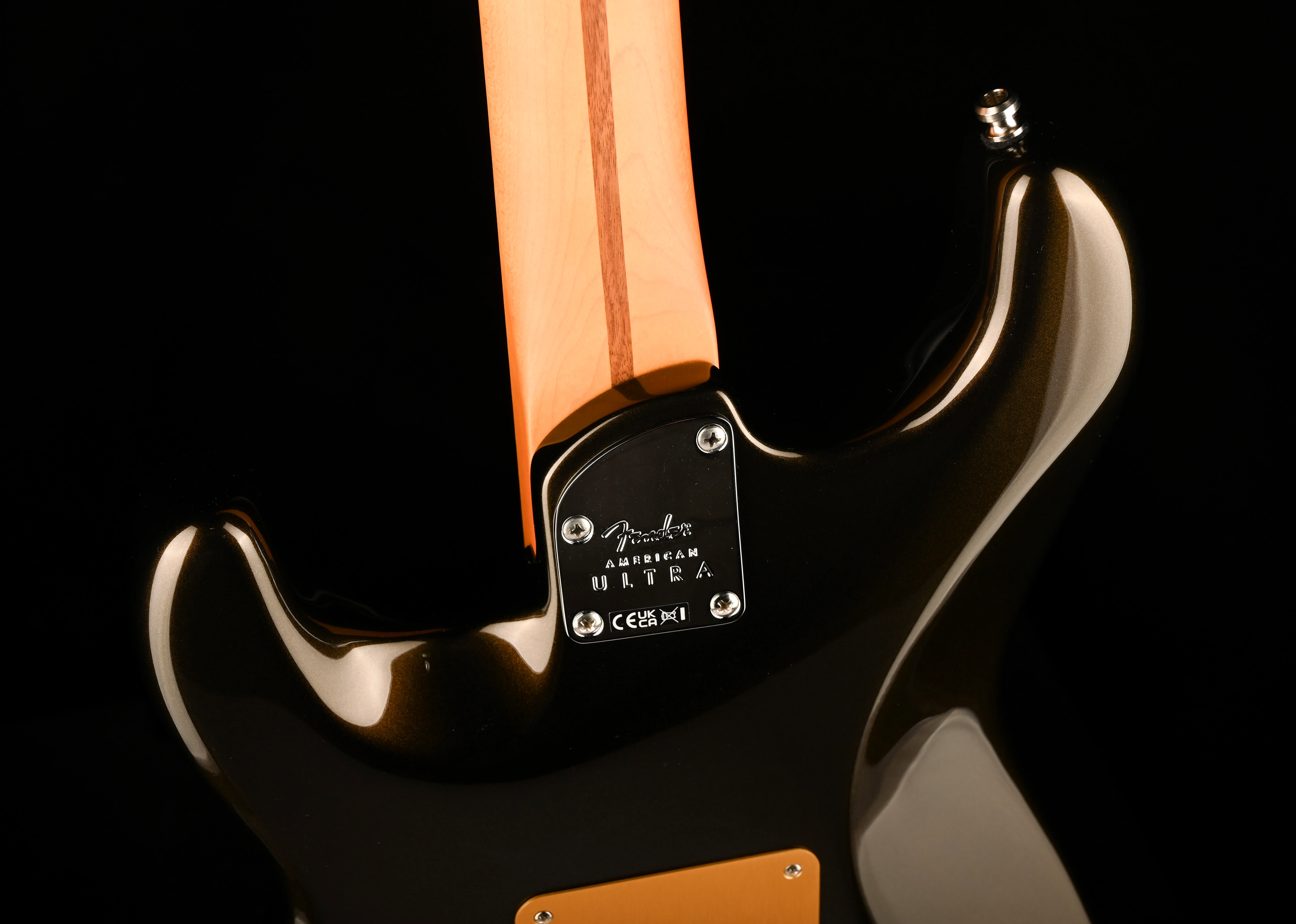 Used Fender American Ultra Stratocaster Texas Tea with OHSC - 2 - Image 14