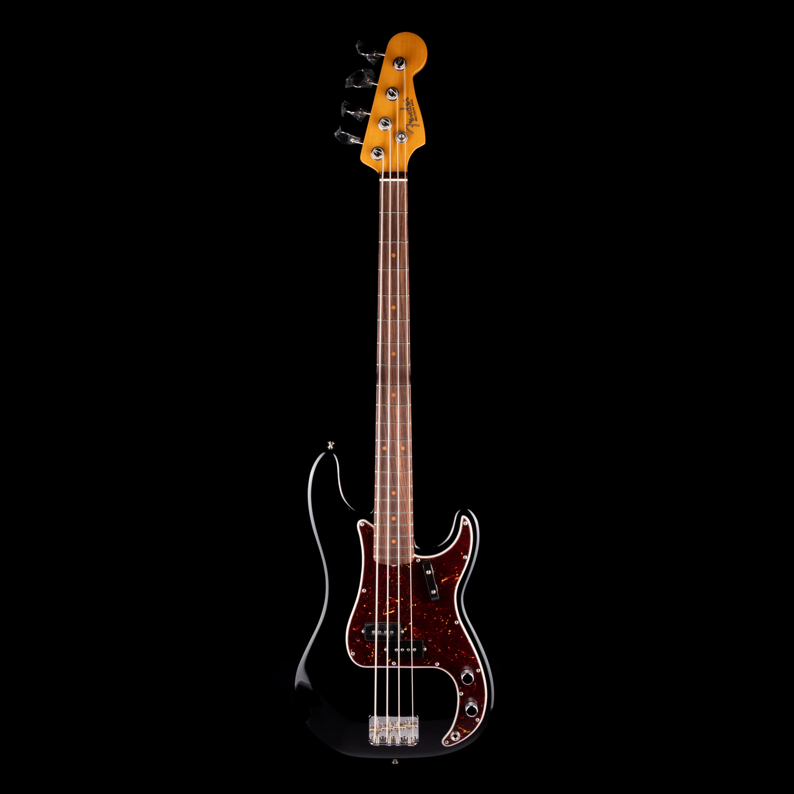 Used Fender American Vintage II 1960 Precision Bass Black With OHSC - Image 2