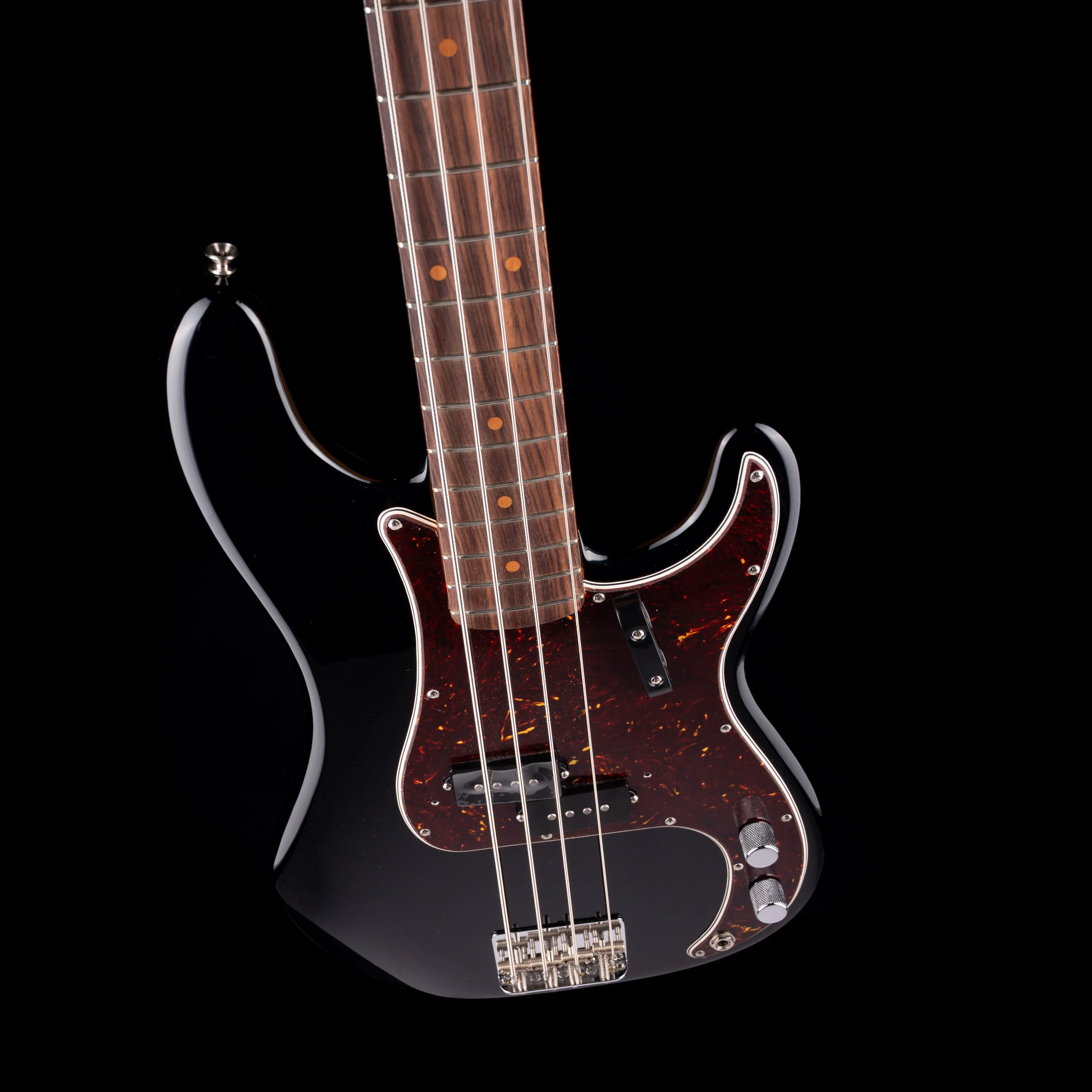 Used Fender American Vintage II 1960 Precision Bass Black With OHSC - Image 3