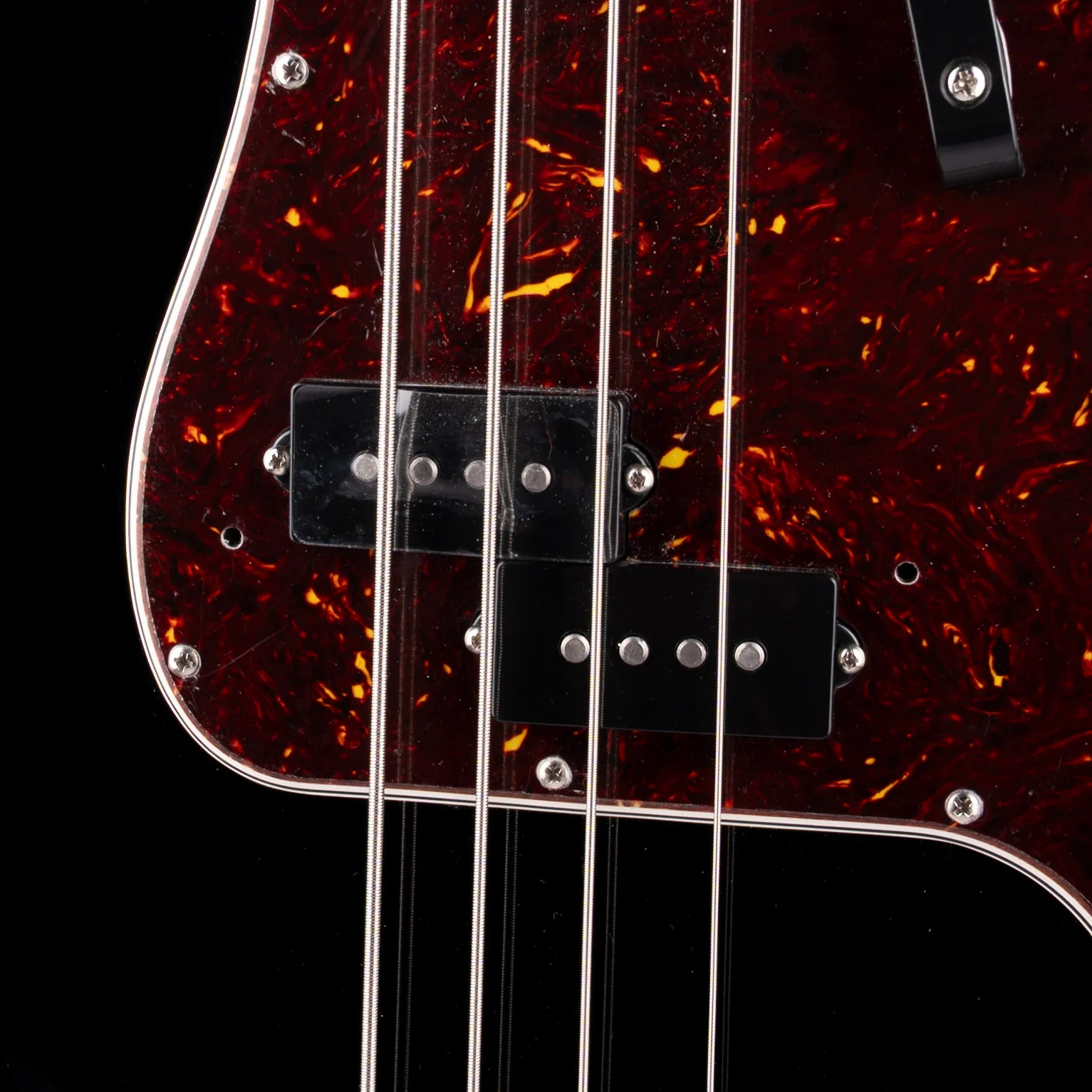 Used Fender American Vintage II 1960 Precision Bass Black With OHSC - Image 4