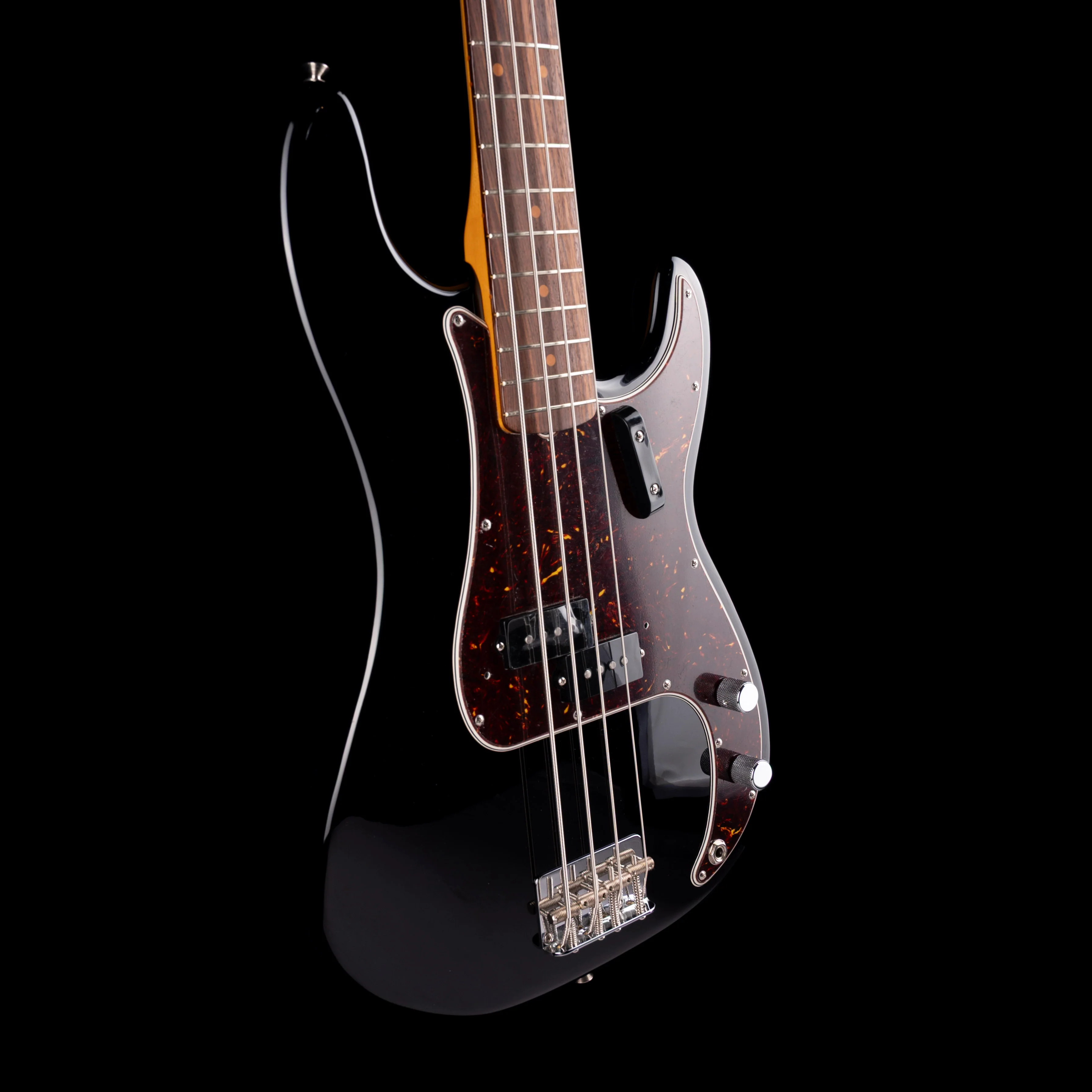 Used Fender American Vintage II 1960 Precision Bass Black With OHSC - Image 6